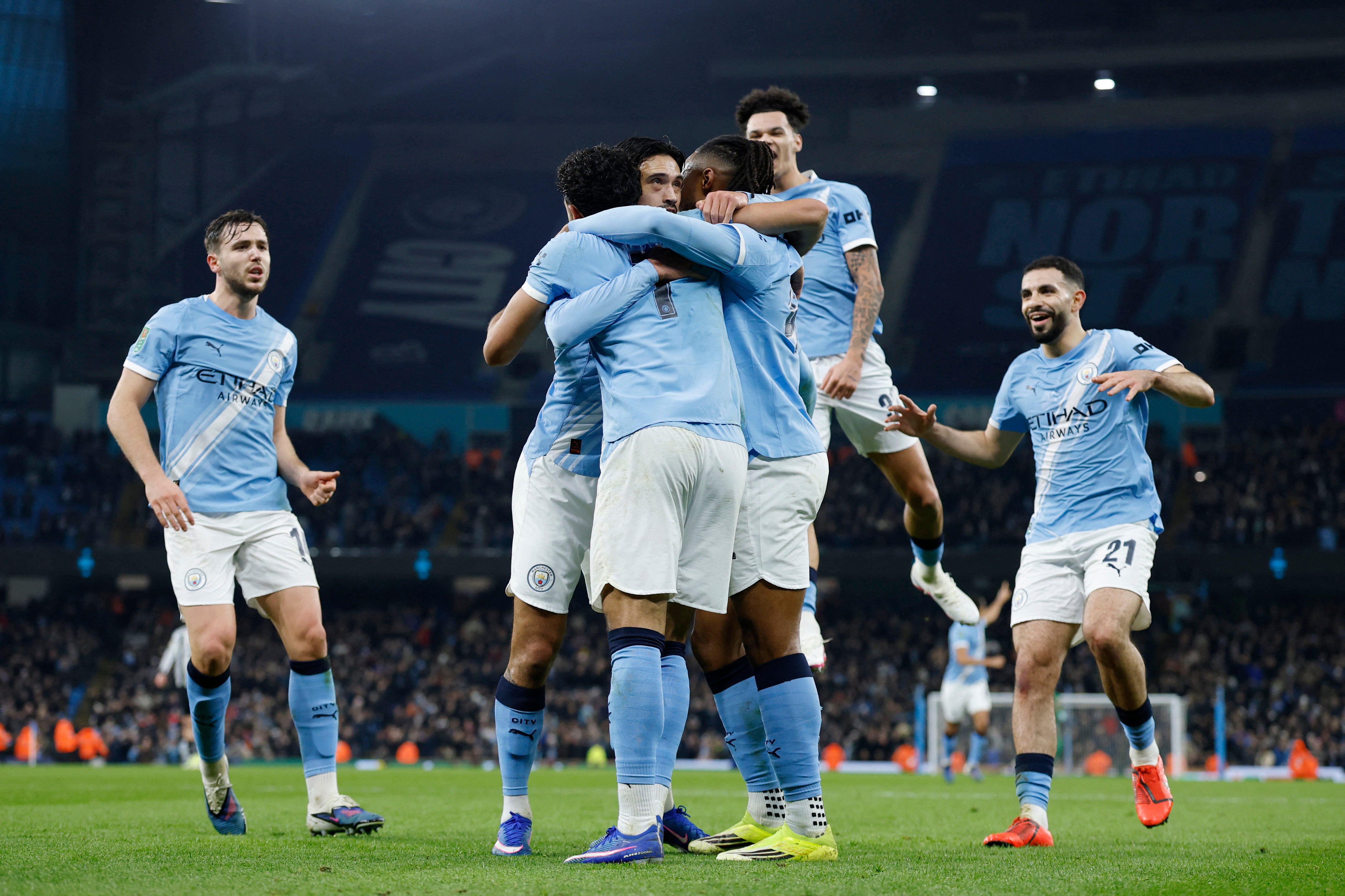 <p>A first-half brace from City effectively sealed the result early on</p>