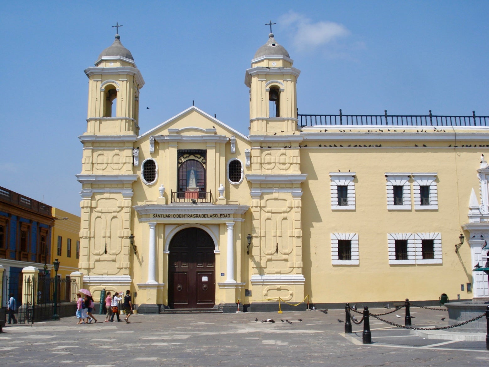 <p>Distant dream: Shrine of Our Lady of Solitude in Lima</p>