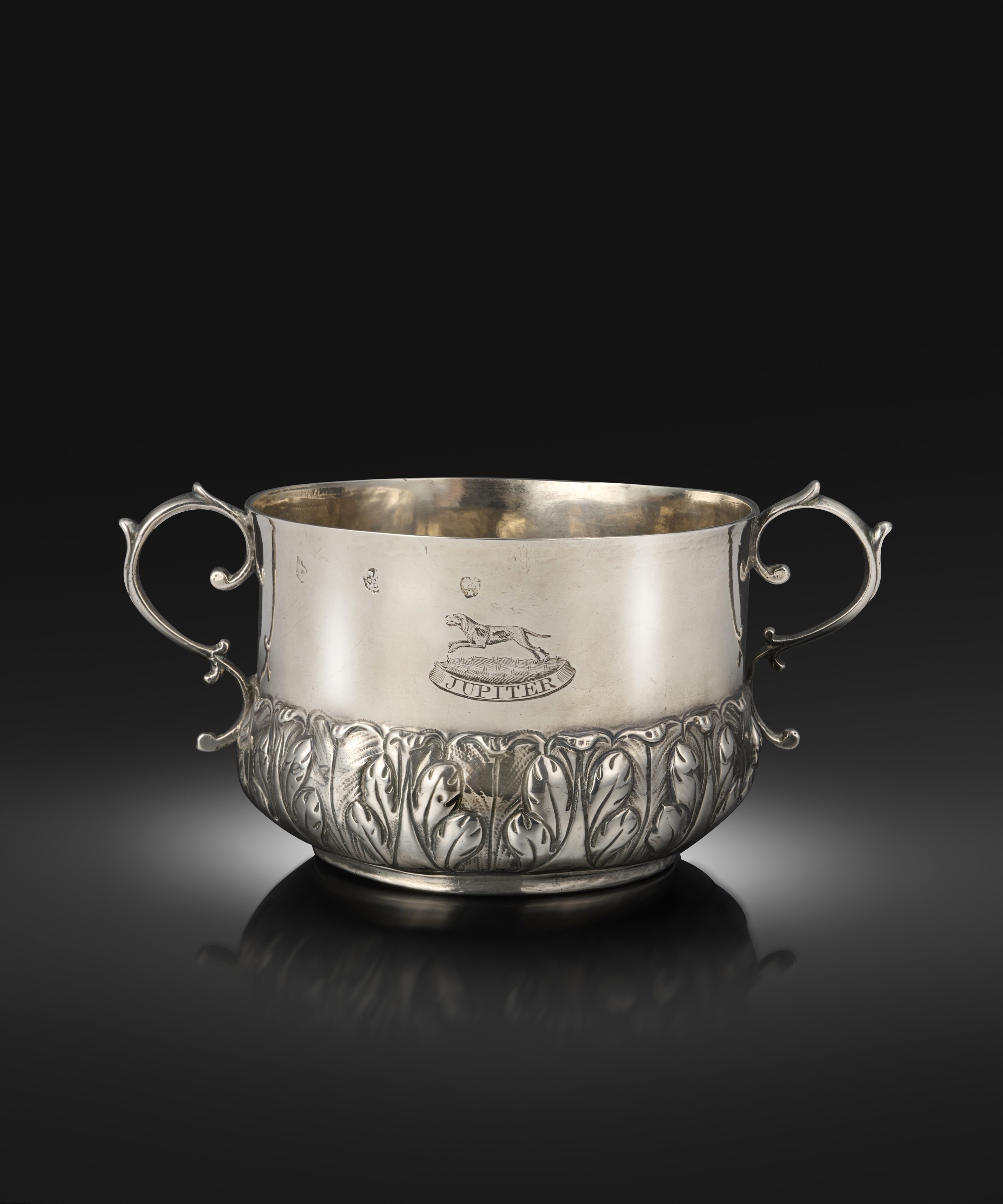 A Charles II provincial two-handled porringer by Thomas Mangy, York 1672, one of the items from the collection of TV antiques expert Michael Baggott, star of the BBC's ‘Flog It!’