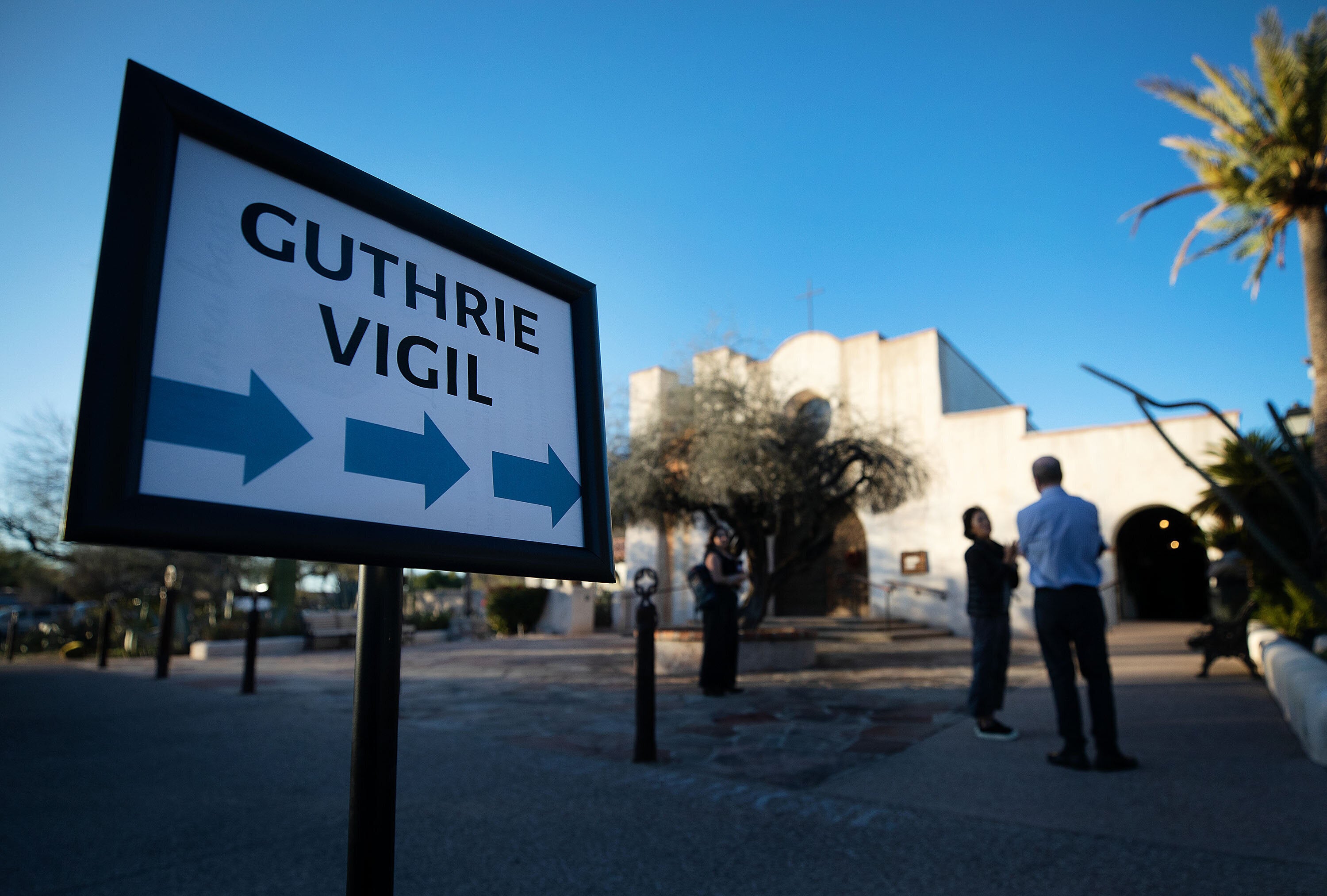 A candlelight vigil was held Wednesday at St. Philip’s in the Hills Episcopal Church in Tucson, as the community prayed for Nancy Guthrie’s safe return