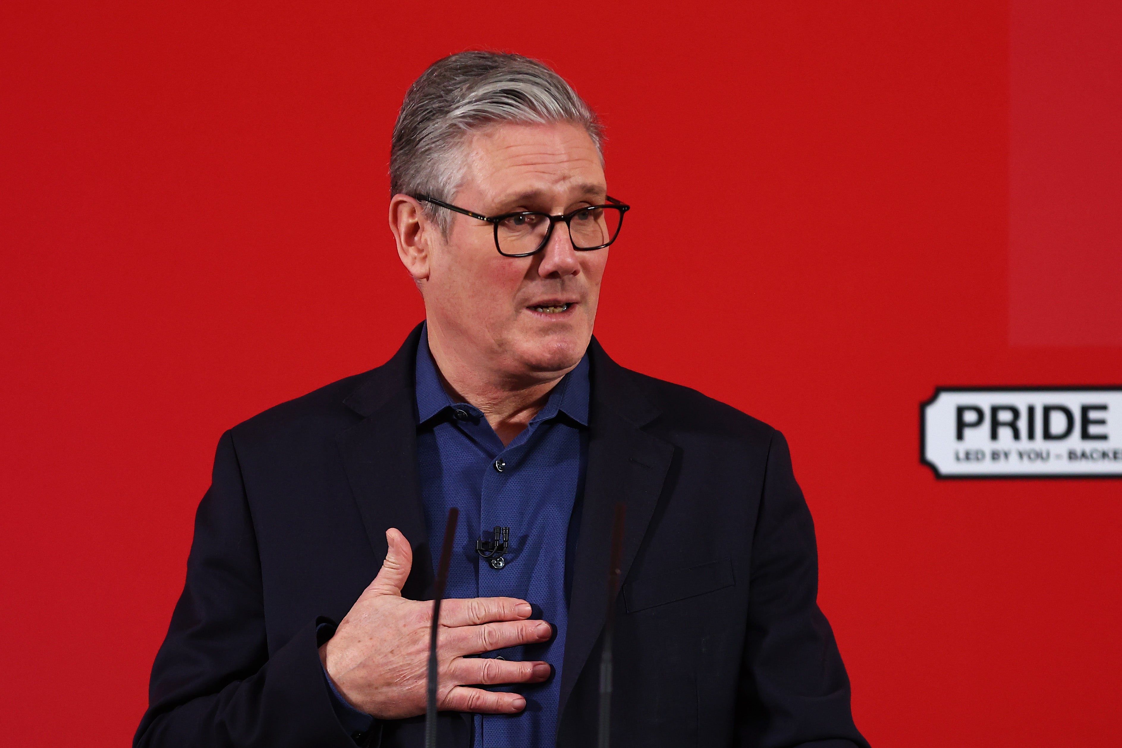 Keir Starmer began a speech in East Sussex with a lengthy apology about his handling of Peter Mandelson’s appointment