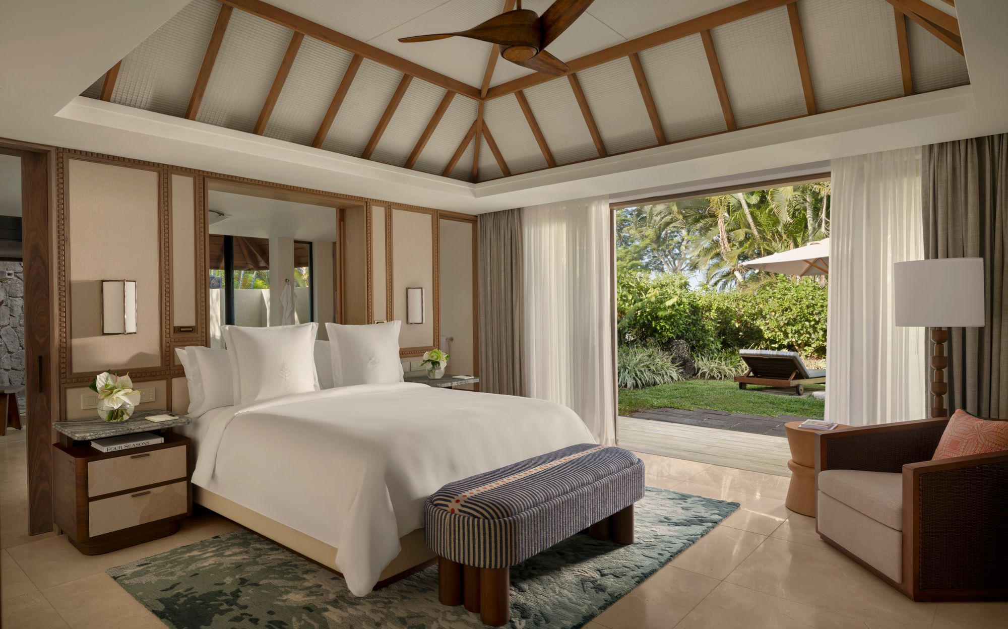 There are 136 private villas and residences at the Four Seasons
