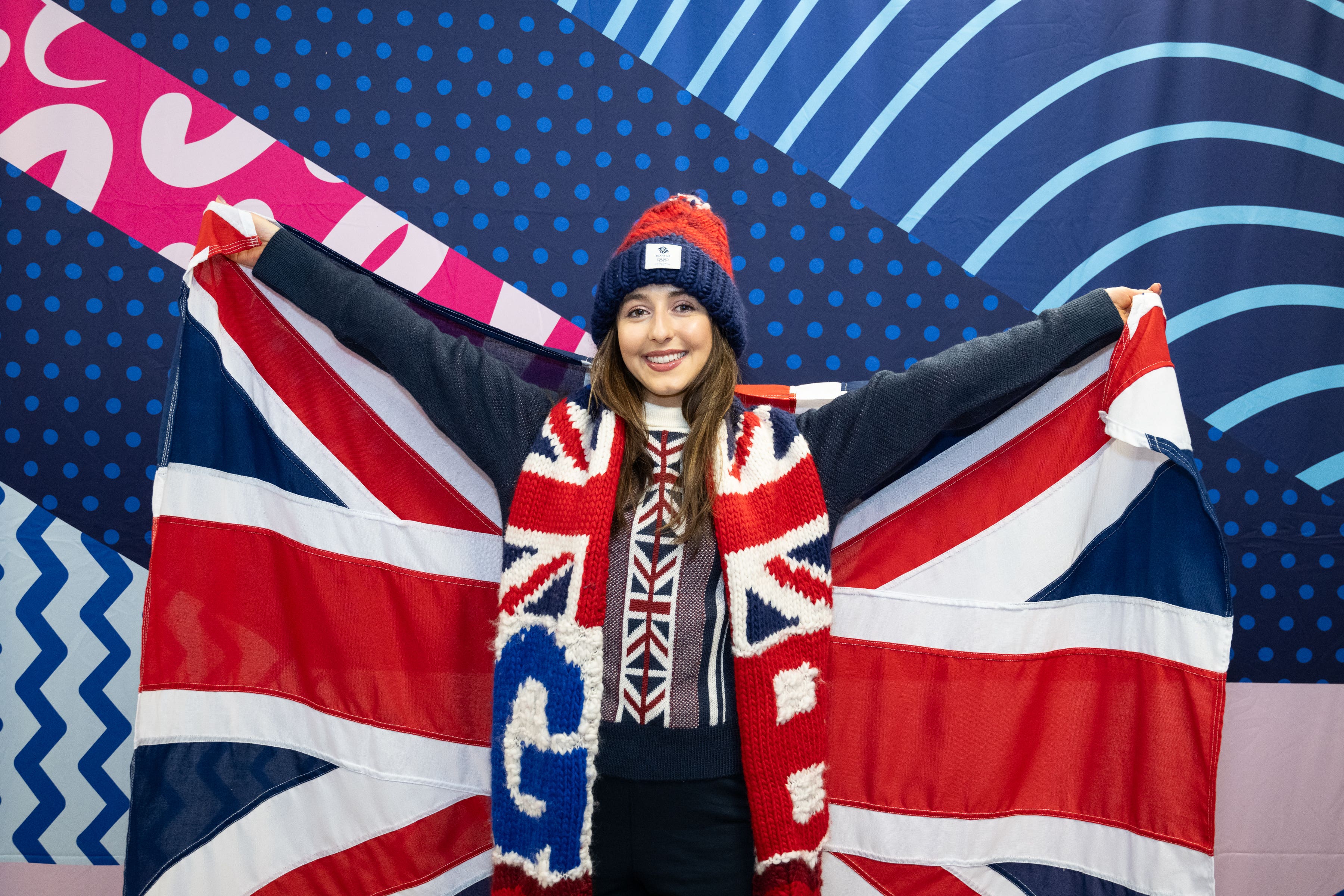 Team GB figure skater Lilah Fear has been selected as a flagbearer for the opening ceremony of the Winter Olympics (David Pearce/Team GB/PA)