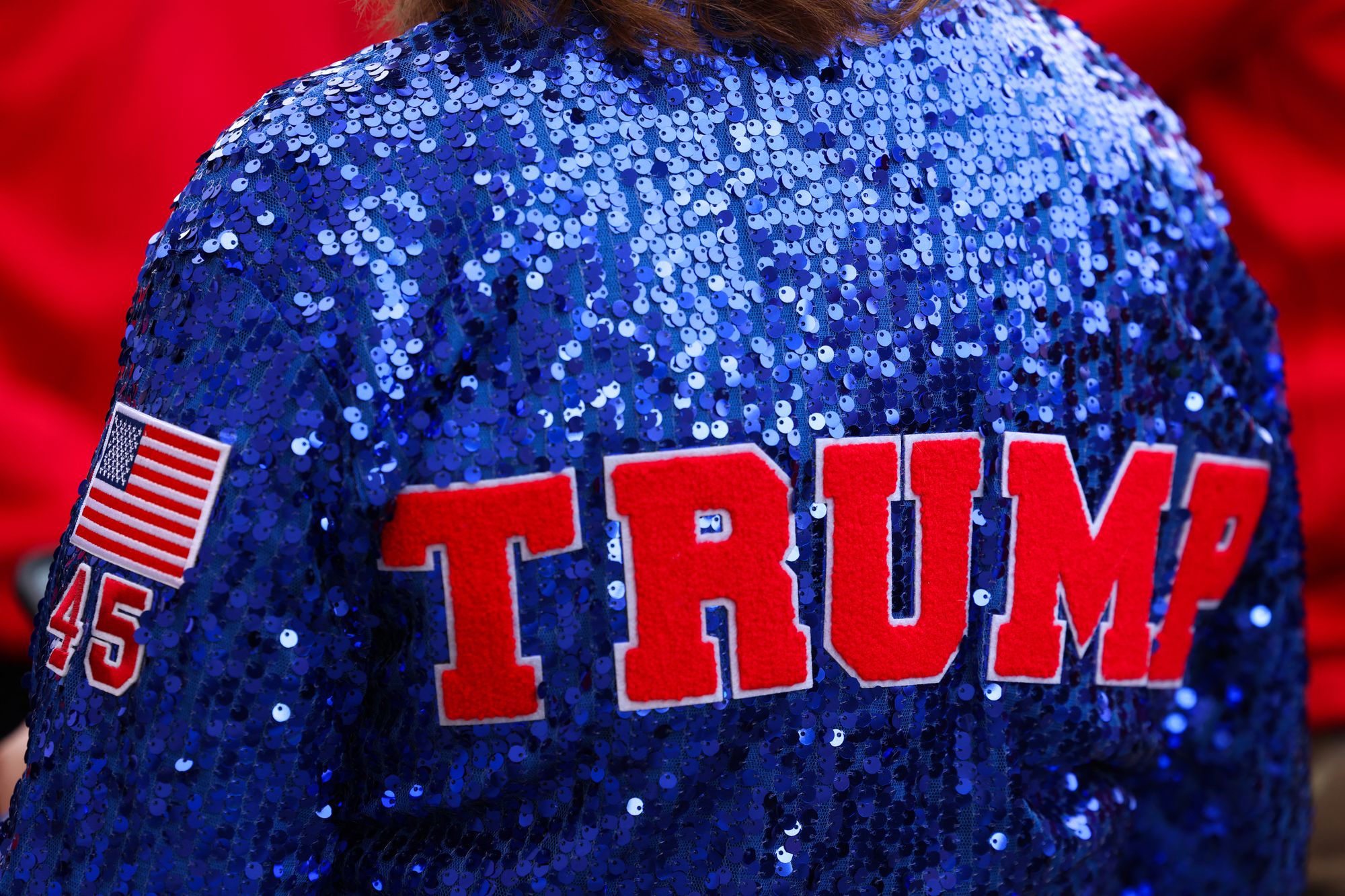 Bedazzled bomber jackets are now the 'it' accessory for MAGA faithful, according to a new report