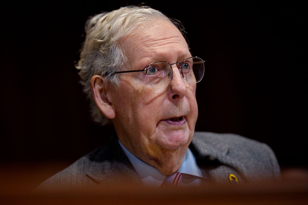 Former Republican Senate majority leader Sen. Mitch McConnell is retiring after suffering ill health