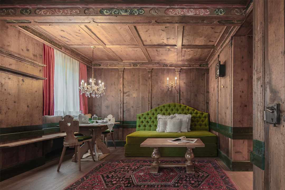 There are 48 rooms, each with unique decor