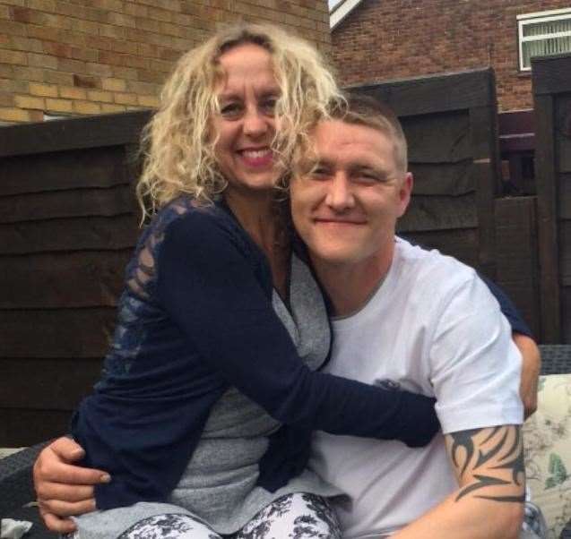 Lisa-Marie Bearman and her partner Matt French