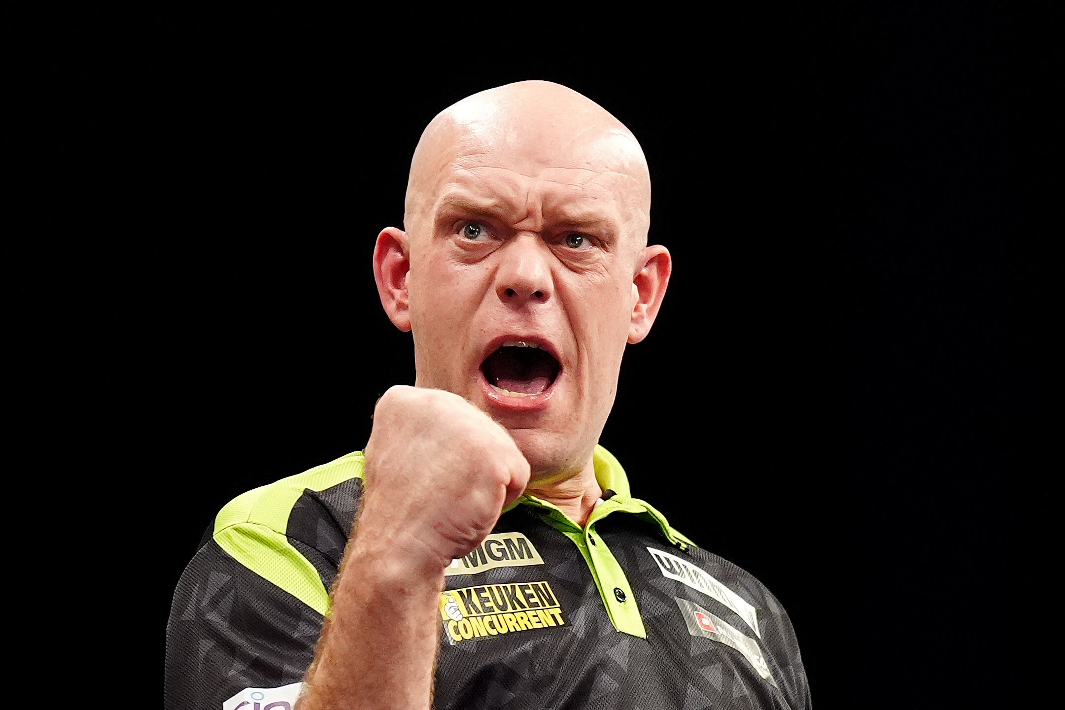 Michael van Gerwen won the Premier League opener in Newcastle (PA)