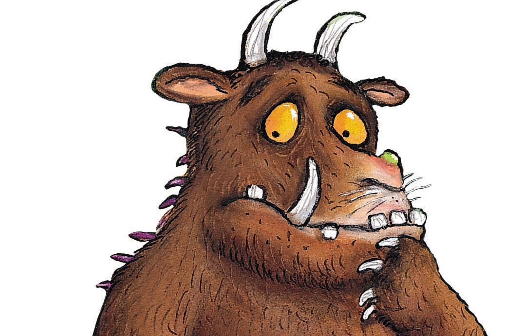 Alex Scheffler’s illustration of author Julia Donaldson’s Gruffalo (Axel Scheffler/PA)