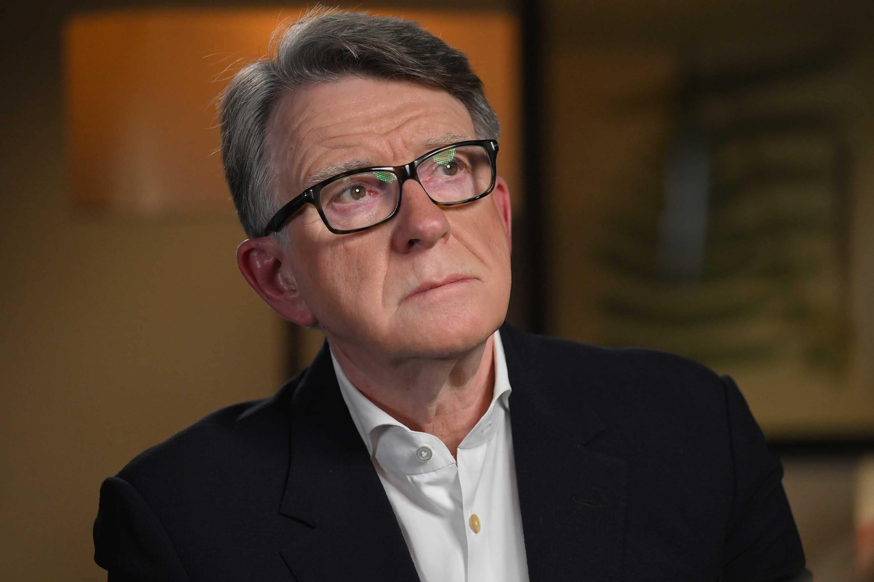 Peter Mandelson was appointed US ambassador last February