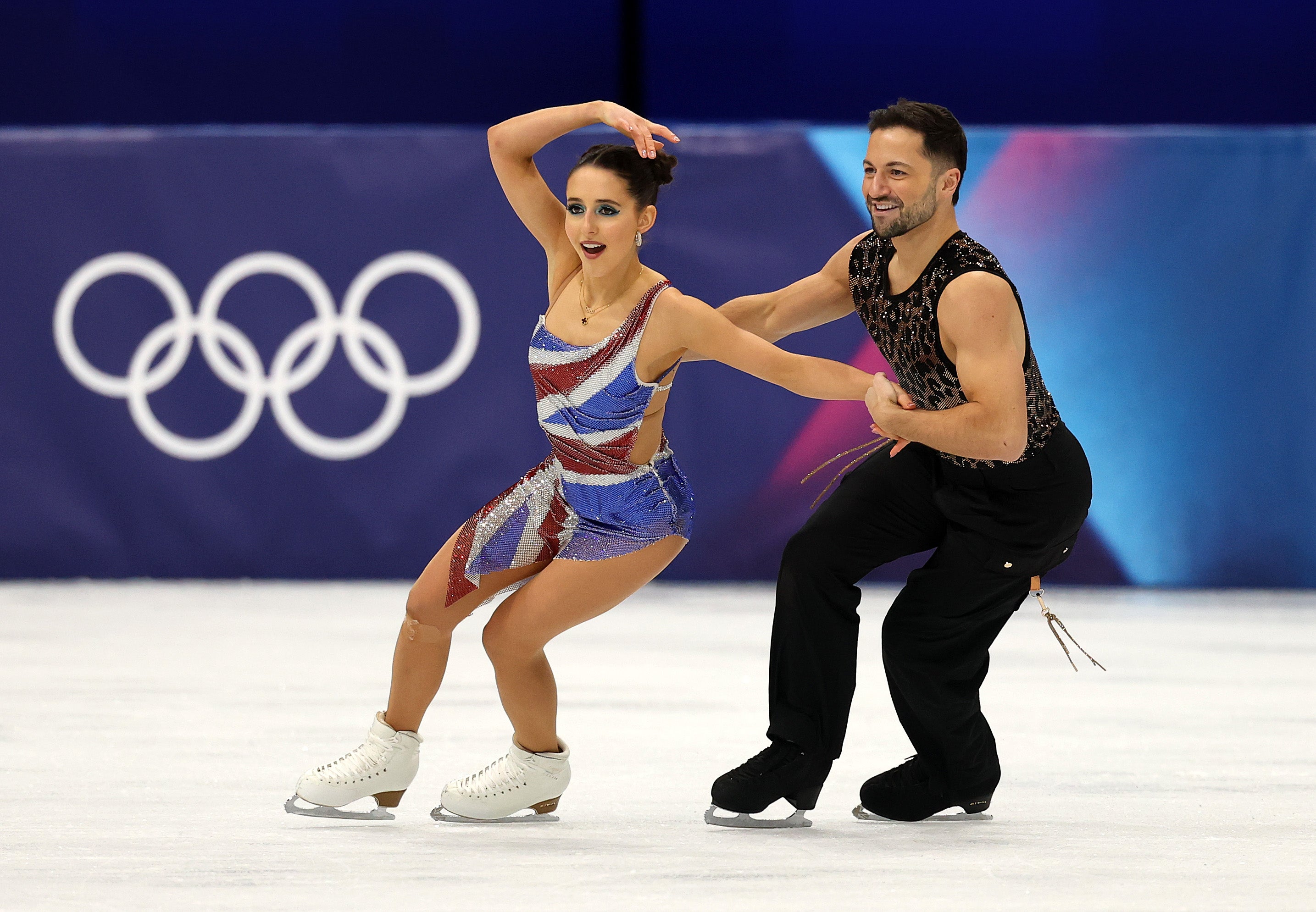 Lilah Fear (left) and Lewis Gibson represent Team GB at the 2026 Games