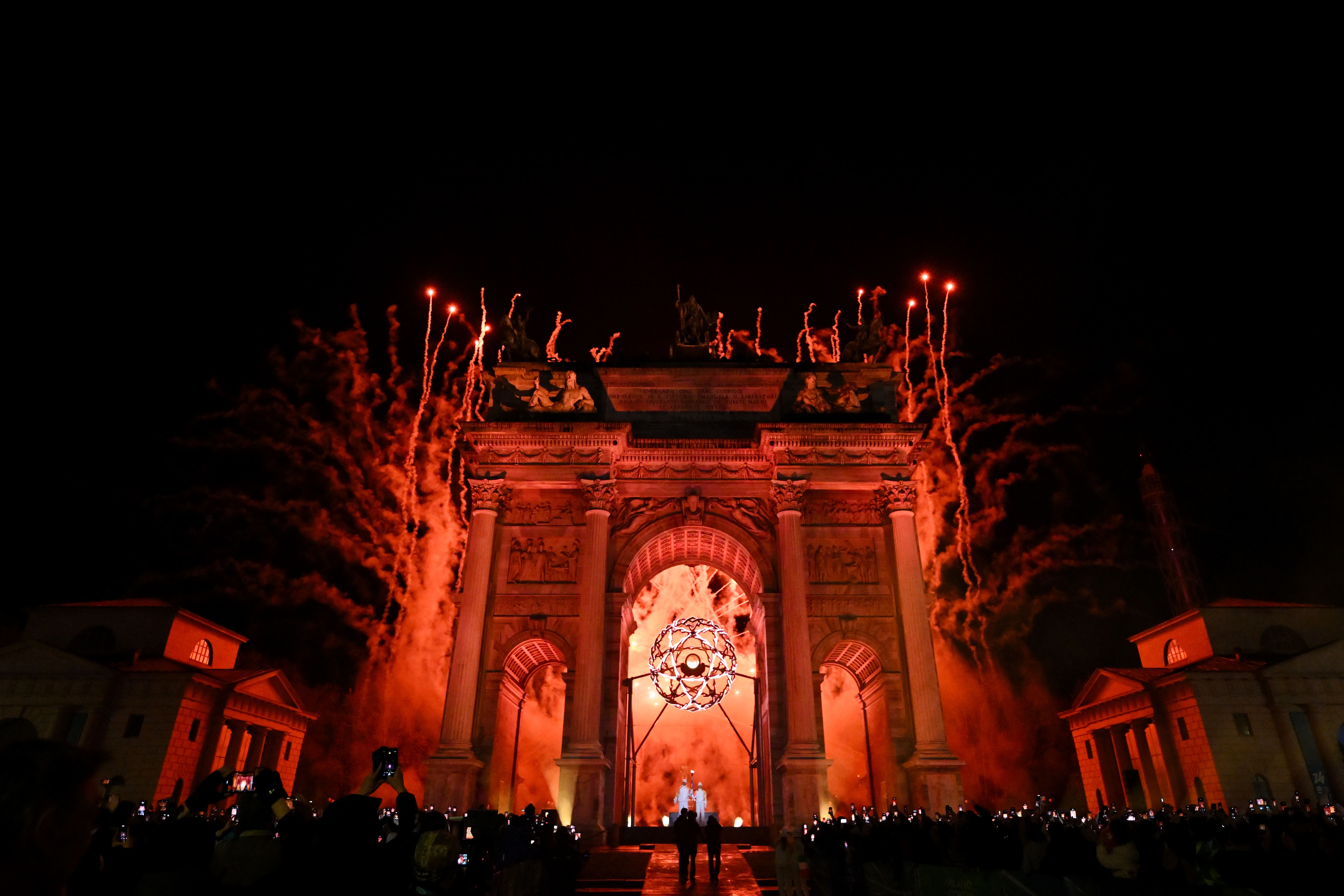 The Winter Olympics was declared open in Milan and Cortina (Carl Sandin/POOL)