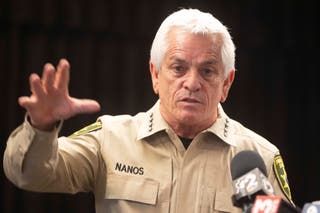 Sheriff Chris Nanos says everybody with a link to Nancy is being investigated