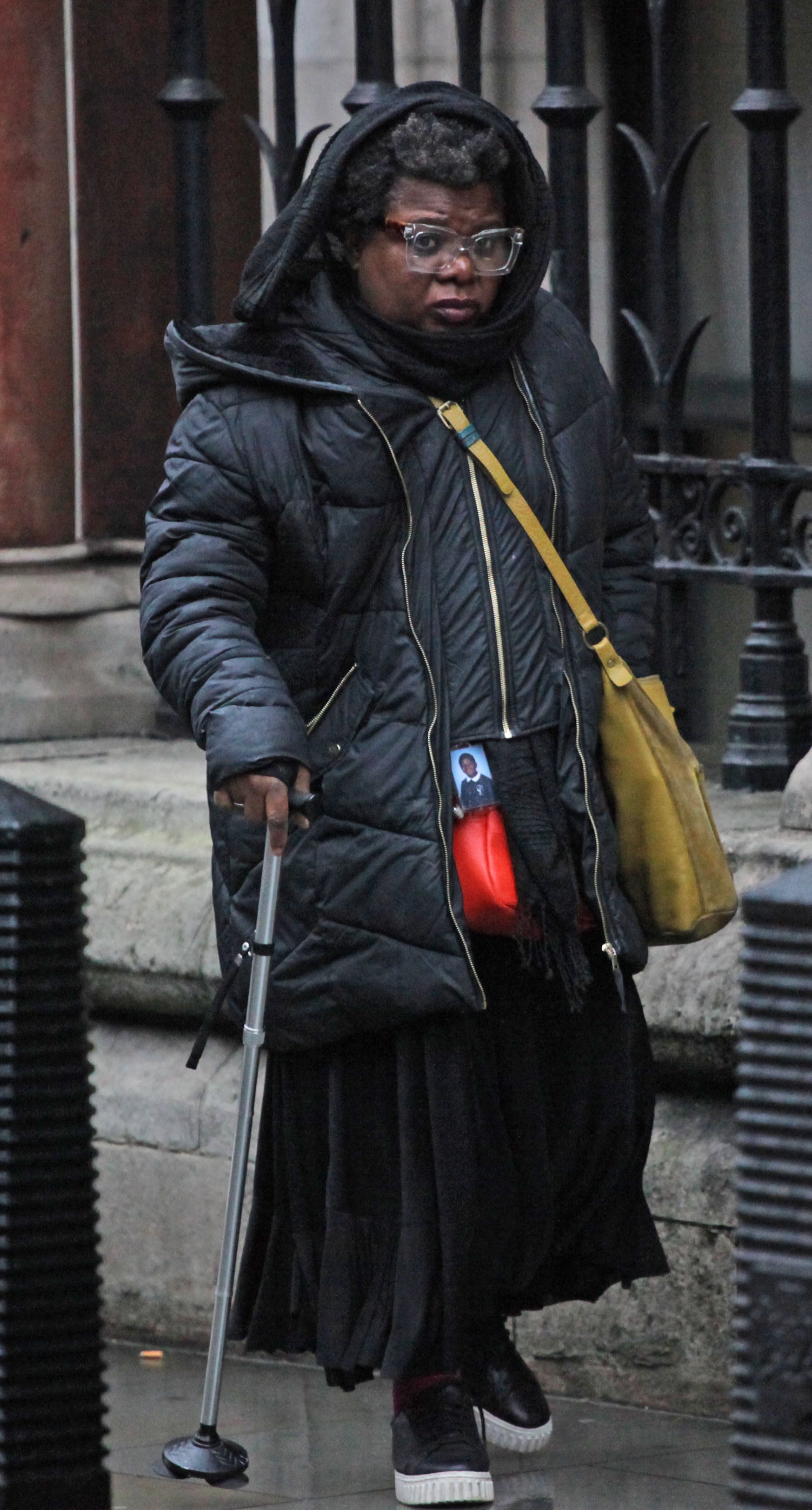 Toyin Ashamu, the mother of Khelisyah Ashamu, outside the High Court