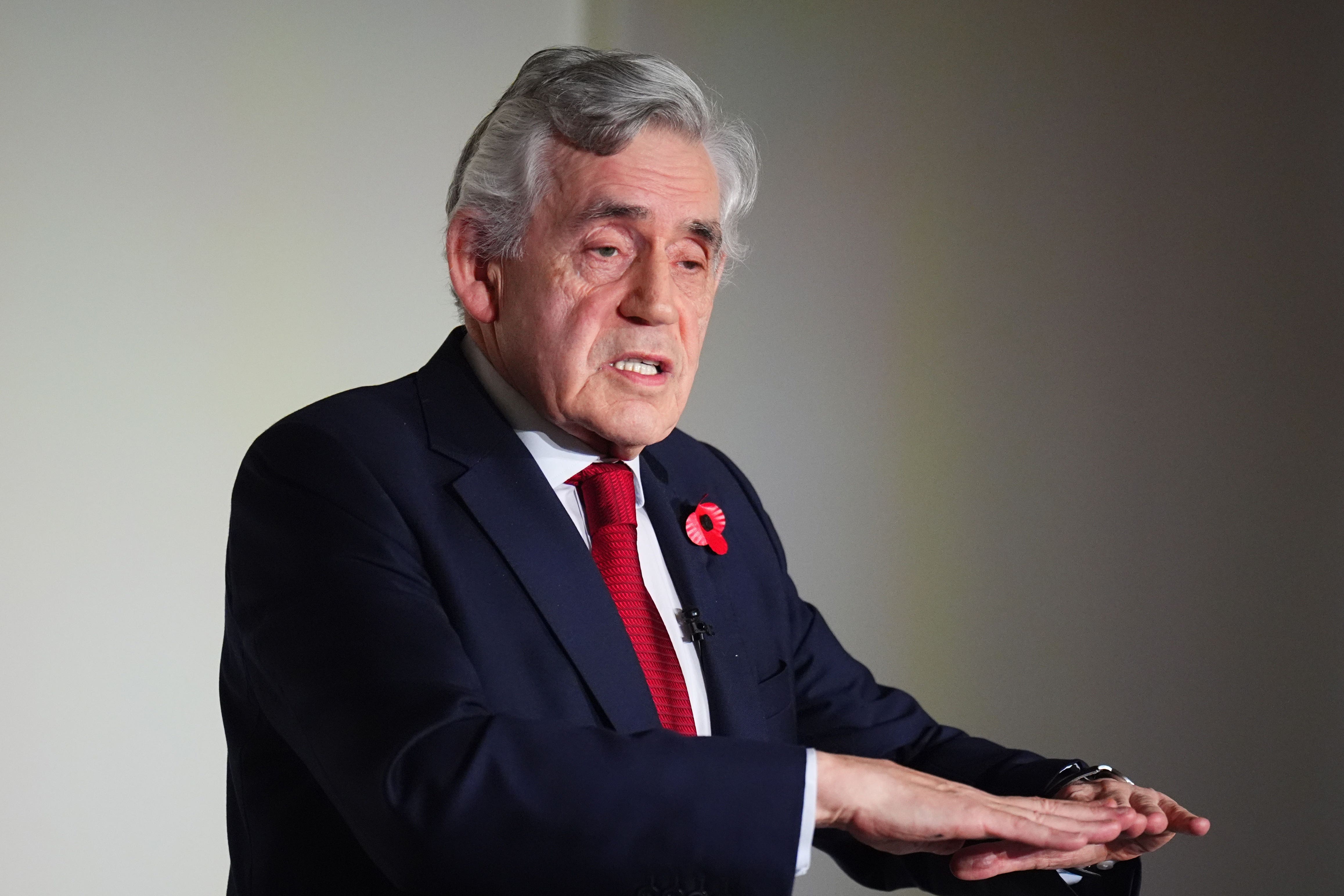 Former prime minister Gordon Brown (James Manning/PA)