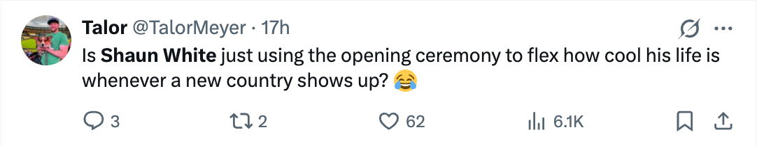 Shaun White comments