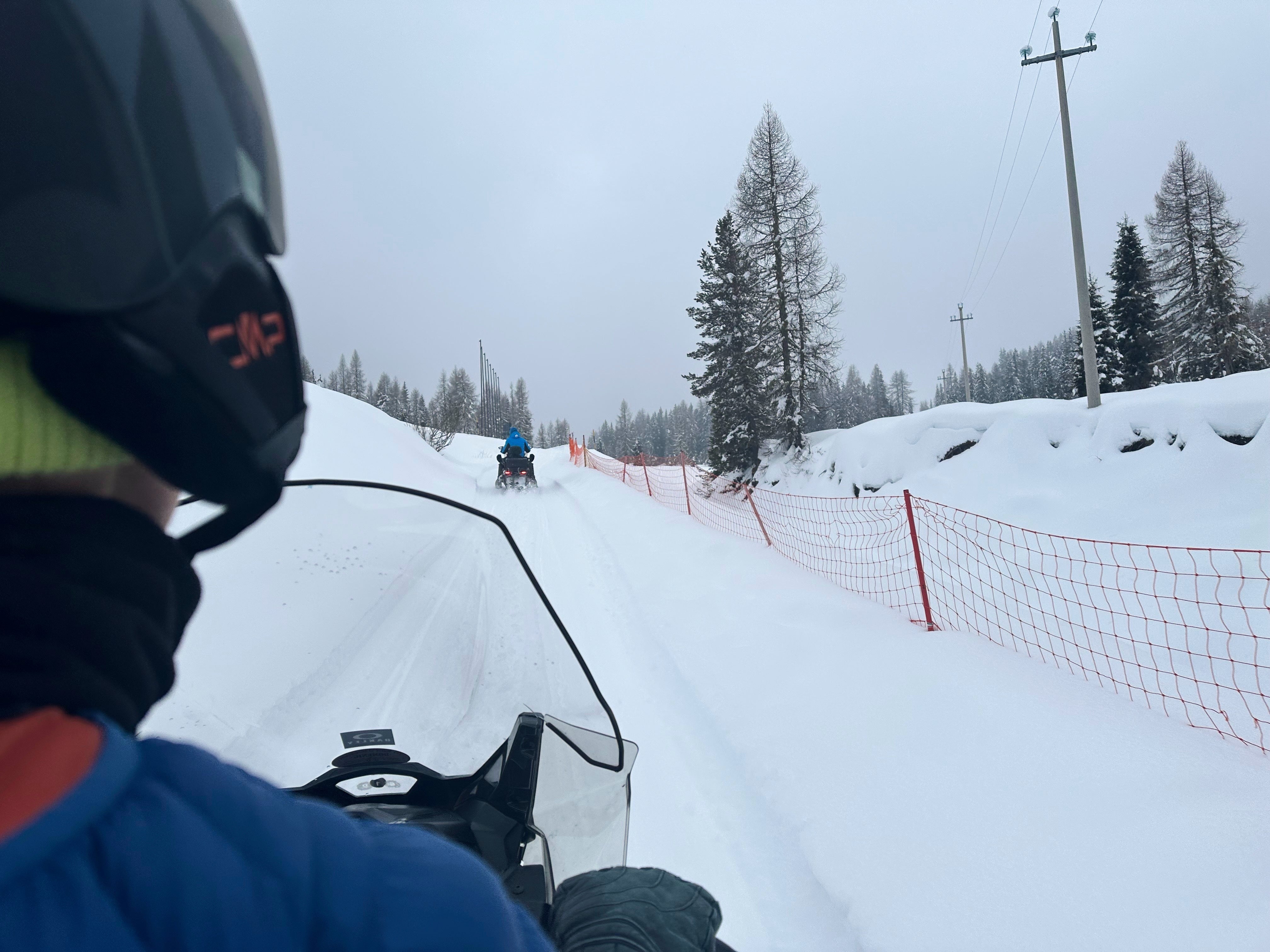 Milan Cortina Winter Olympics Uber Snowmobile