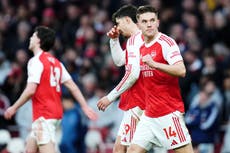 Viktor Gyokeres hitting ‘highest level’ for Mikel Arteta and Arsenal
