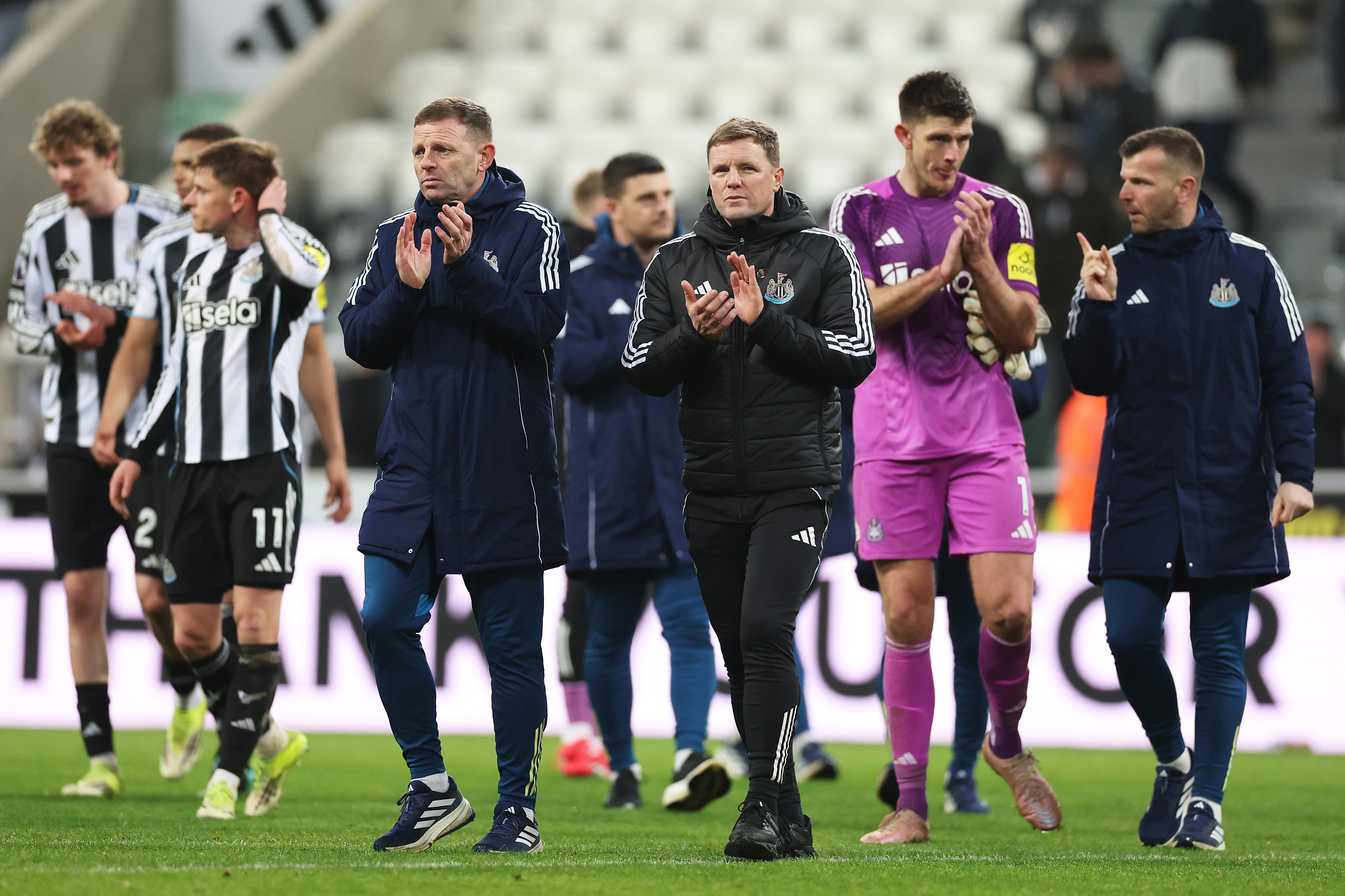 It was another difficult day for Eddie Howe and his side