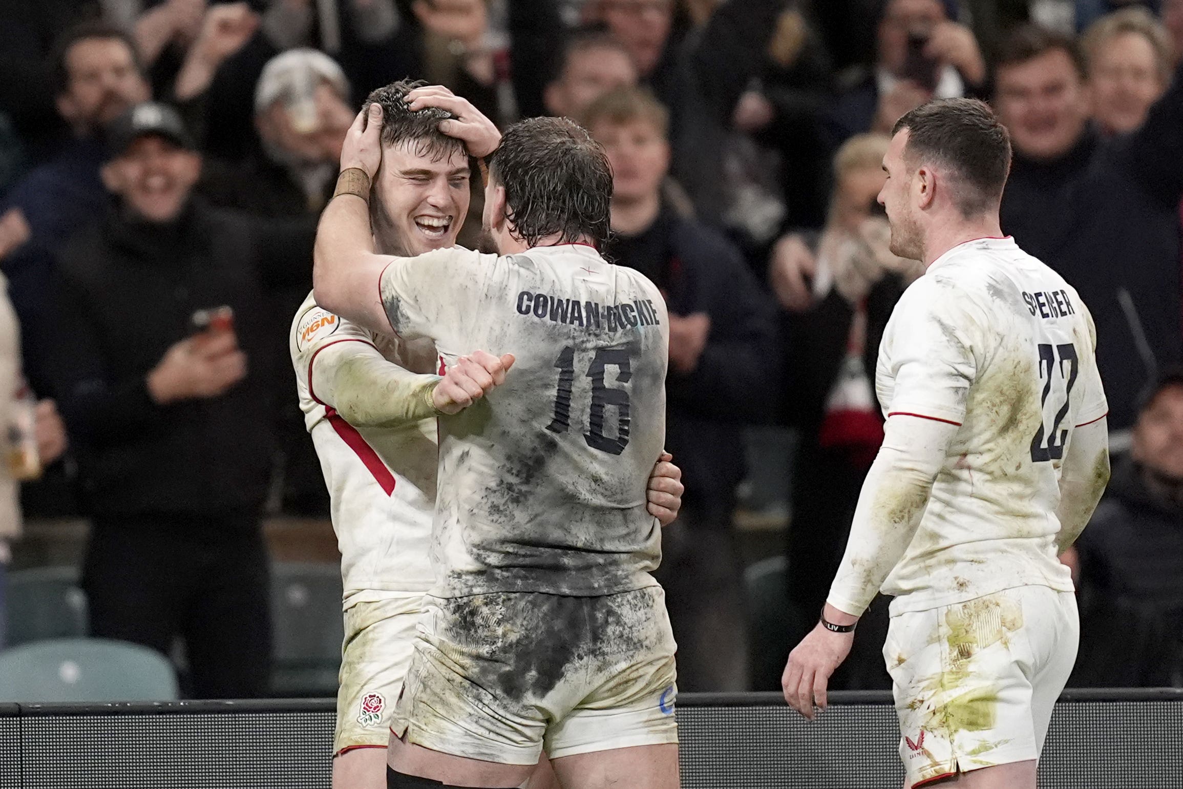 England were comfortable winners against Wales (Andrew Matthews/PA)