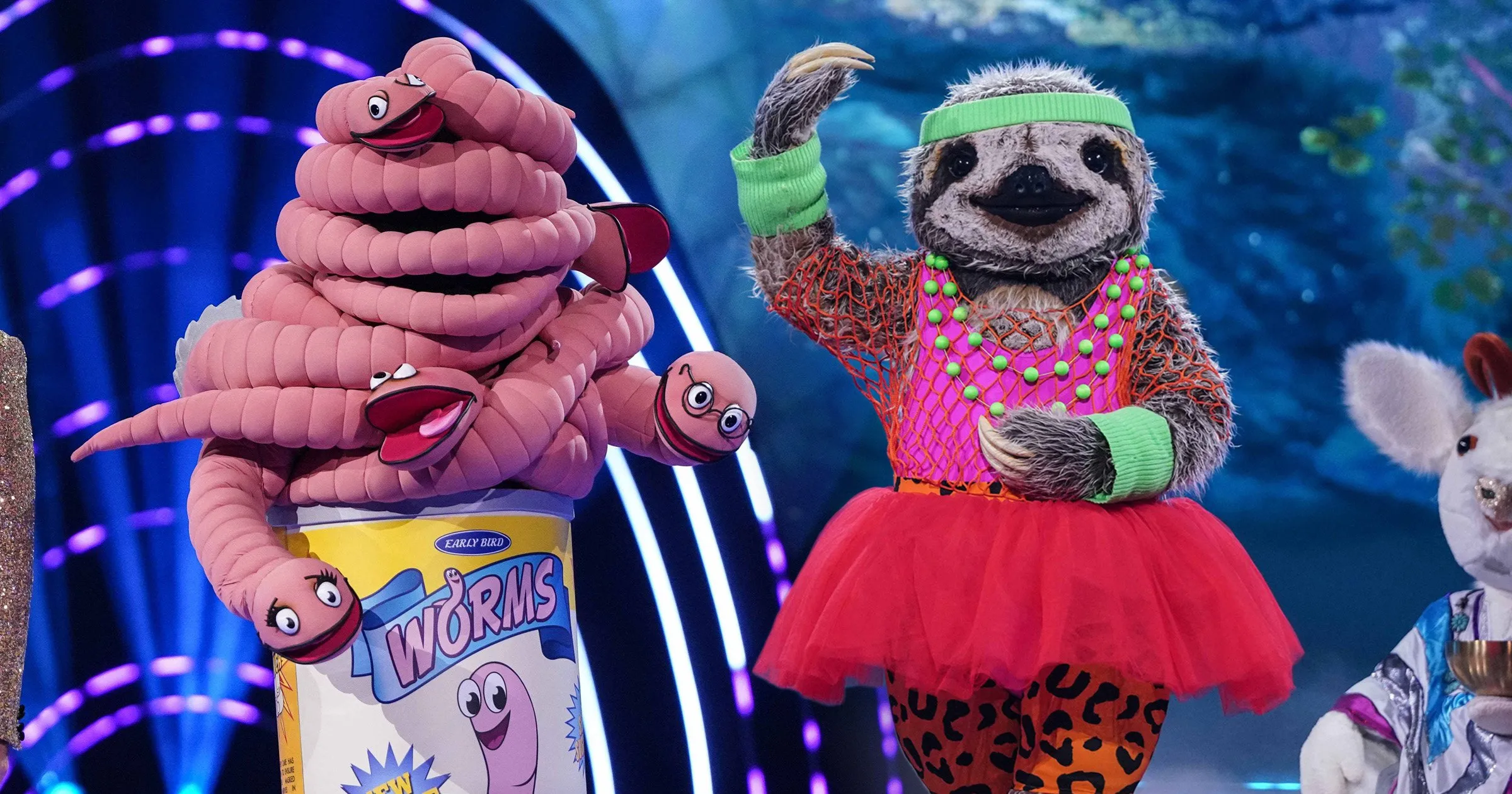 Radio host and former JLS singer Marvin Humes has been unmasked as Can of Worms on The Masked Singer