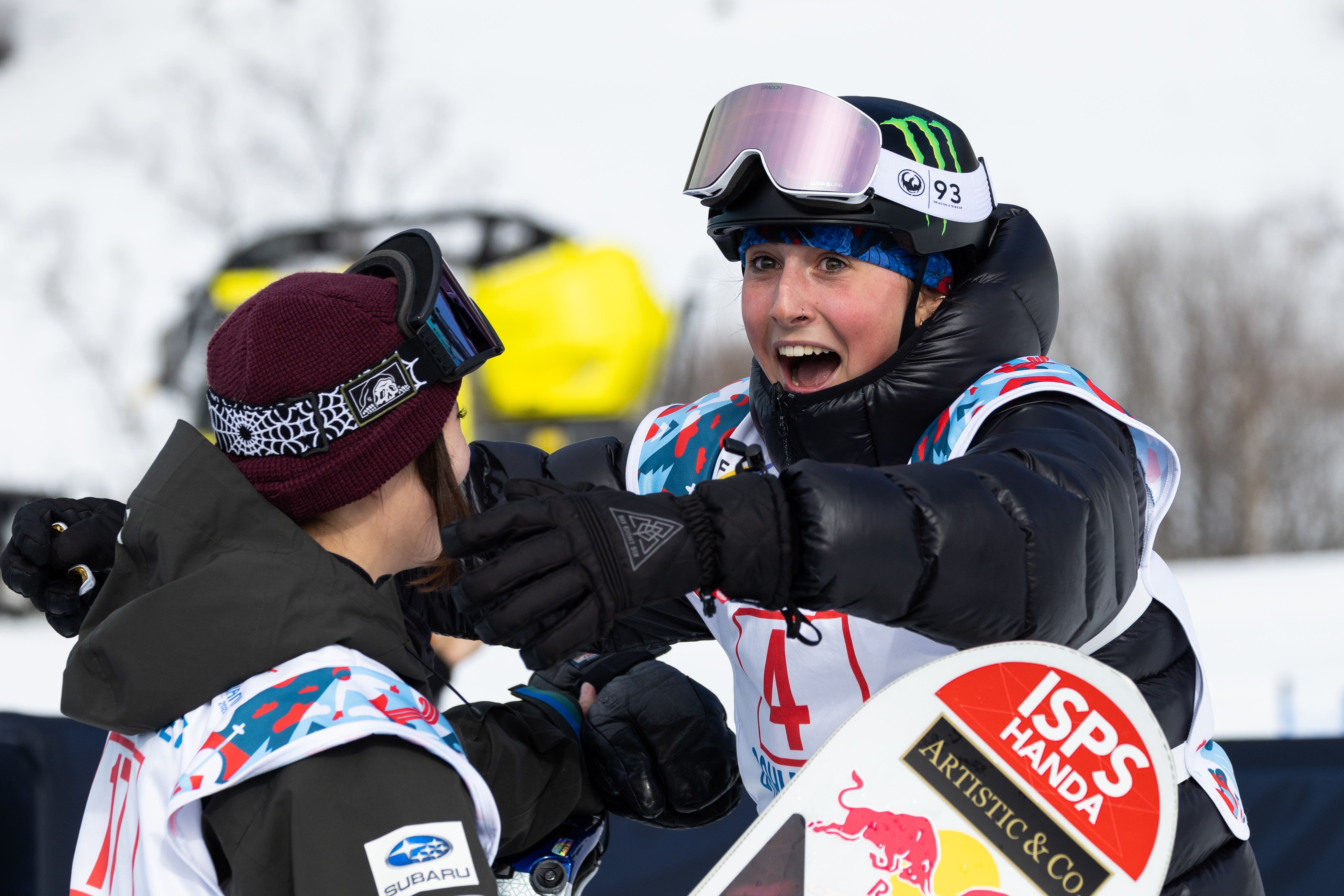 Mia Brookes became the youngest snowboarder to win a world title at age 16 in 2023 (Miha Matavz/FIS/PA)