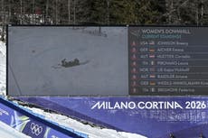 Winter Olympics live: Skiing legend Lindsey Vonn crashes hard in women’s downhill