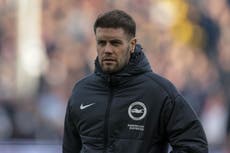Fabian Hurzeler vows to fight on at Brighton after defeat to Crystal Palace