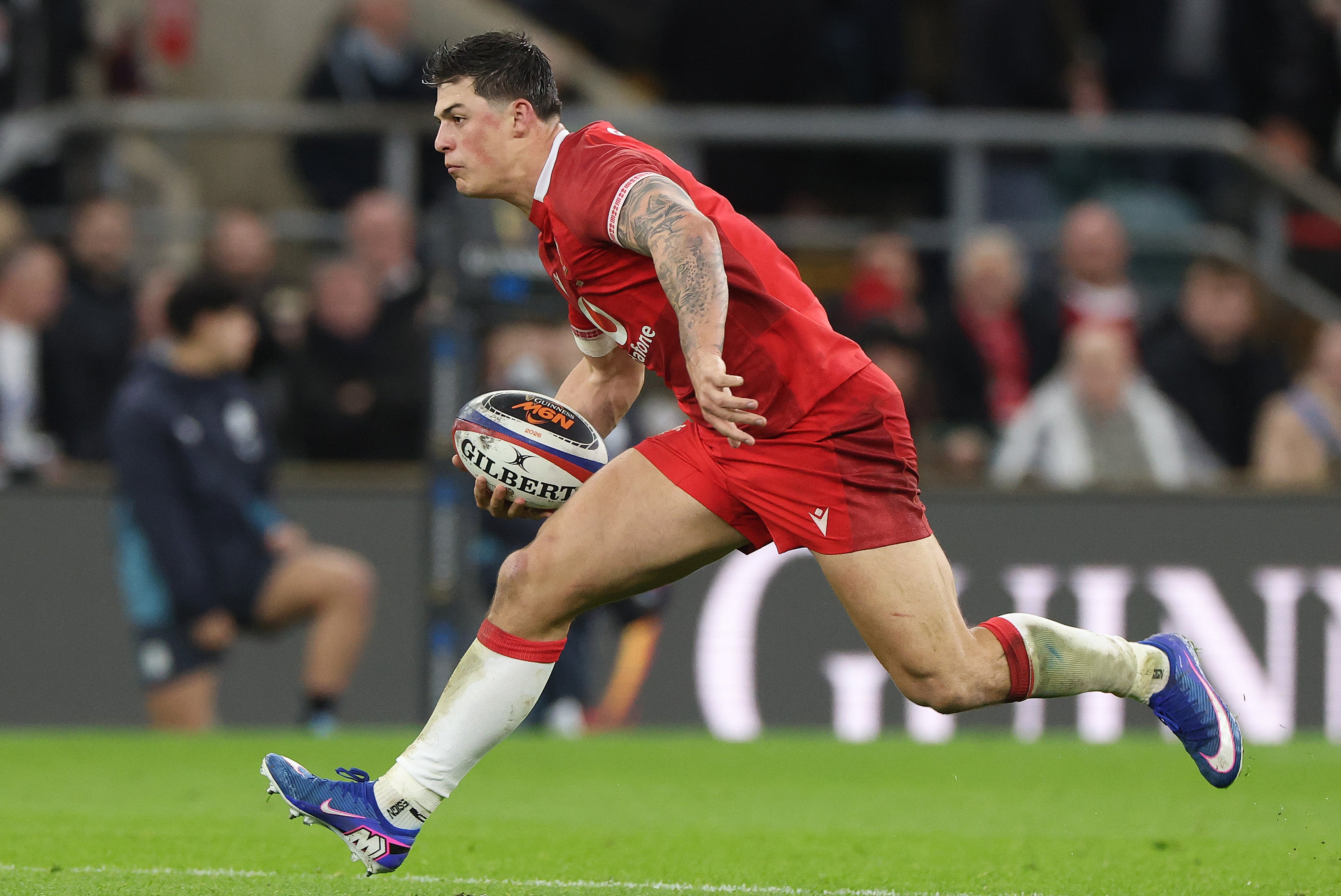 Louis Rees-Zammit showed flashes of his game-breaking quality