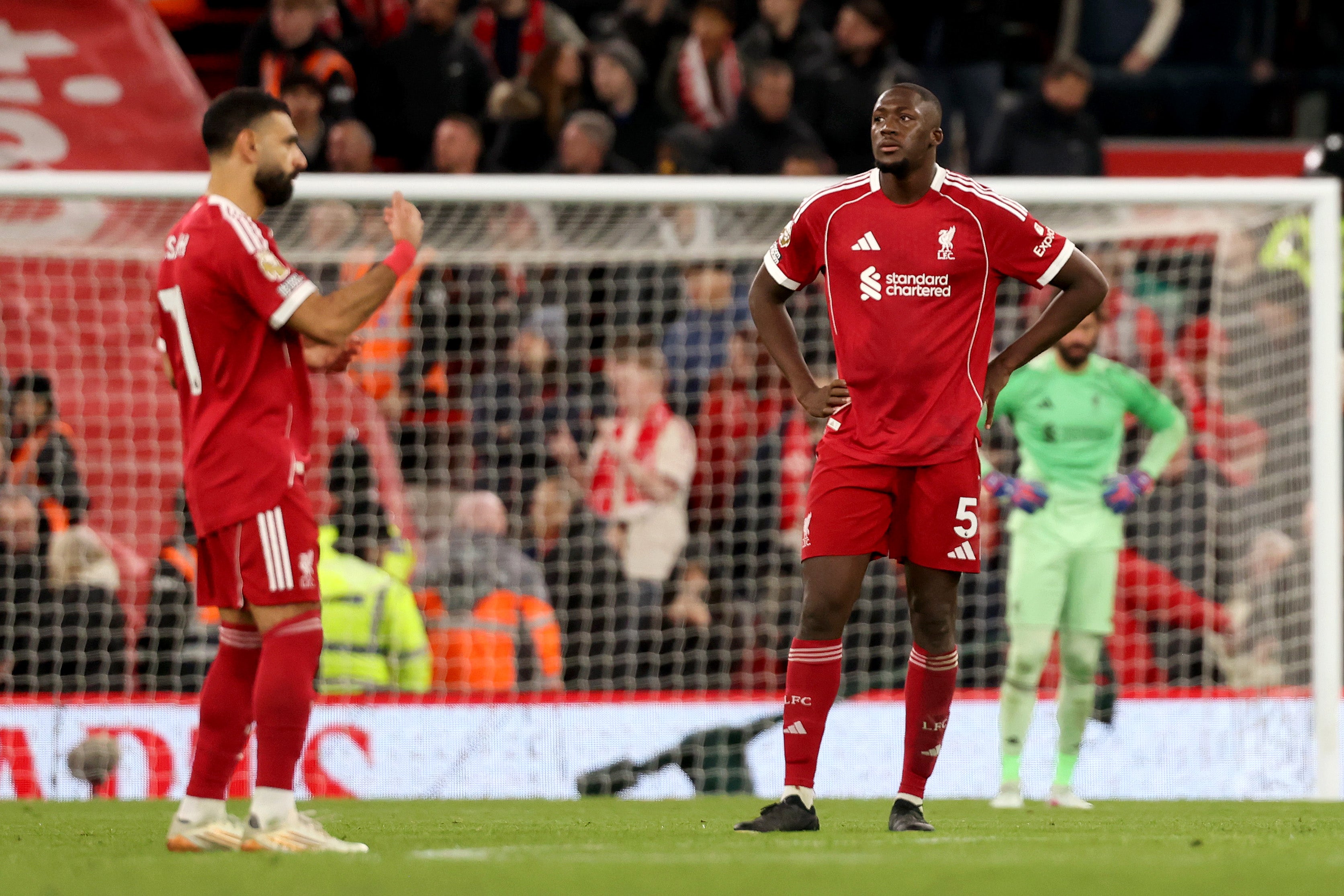 The loss to City means the Reds have won just one of their last five Premier League matches