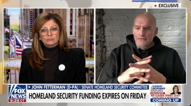 Sen. John Fetterman said that he expected a partial shutdown to occur at the end of the week due to disagreements over DHS funding in the Senate