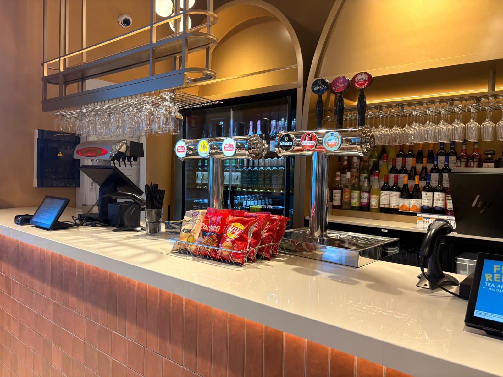 A selection of lagers on offer