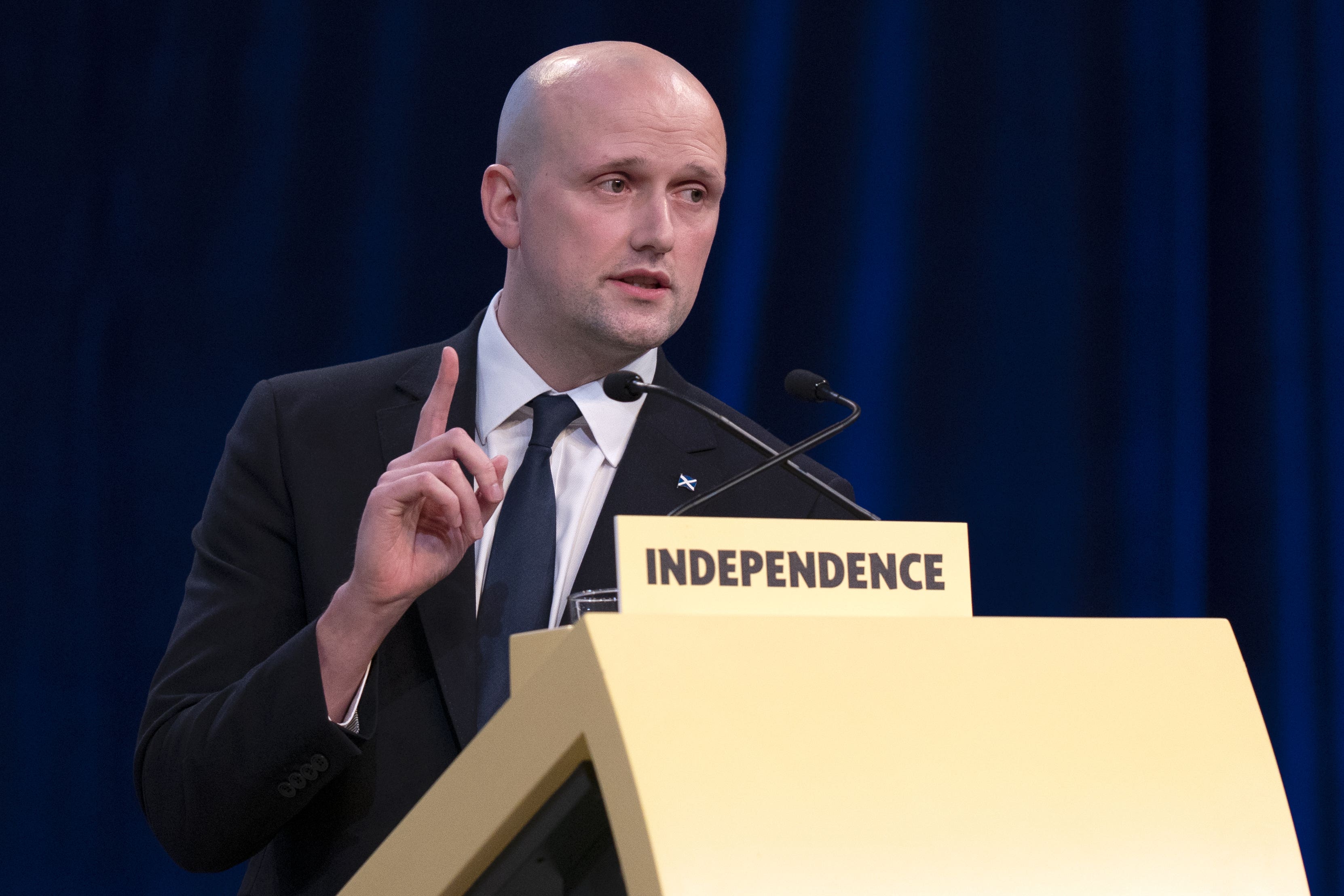 Stephen Flynn has called for the Prime Minister to resign (Jane Barlow/PA)