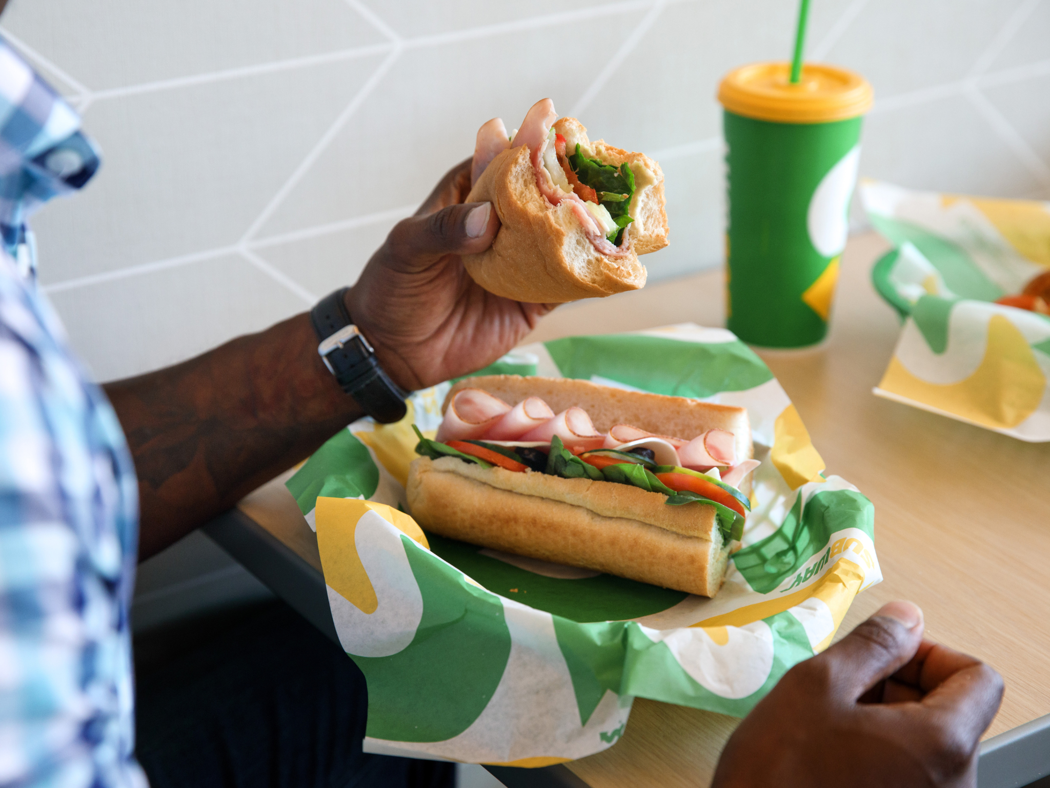 Get a kids’ Subway meal deal with the purchase of a footlong sub