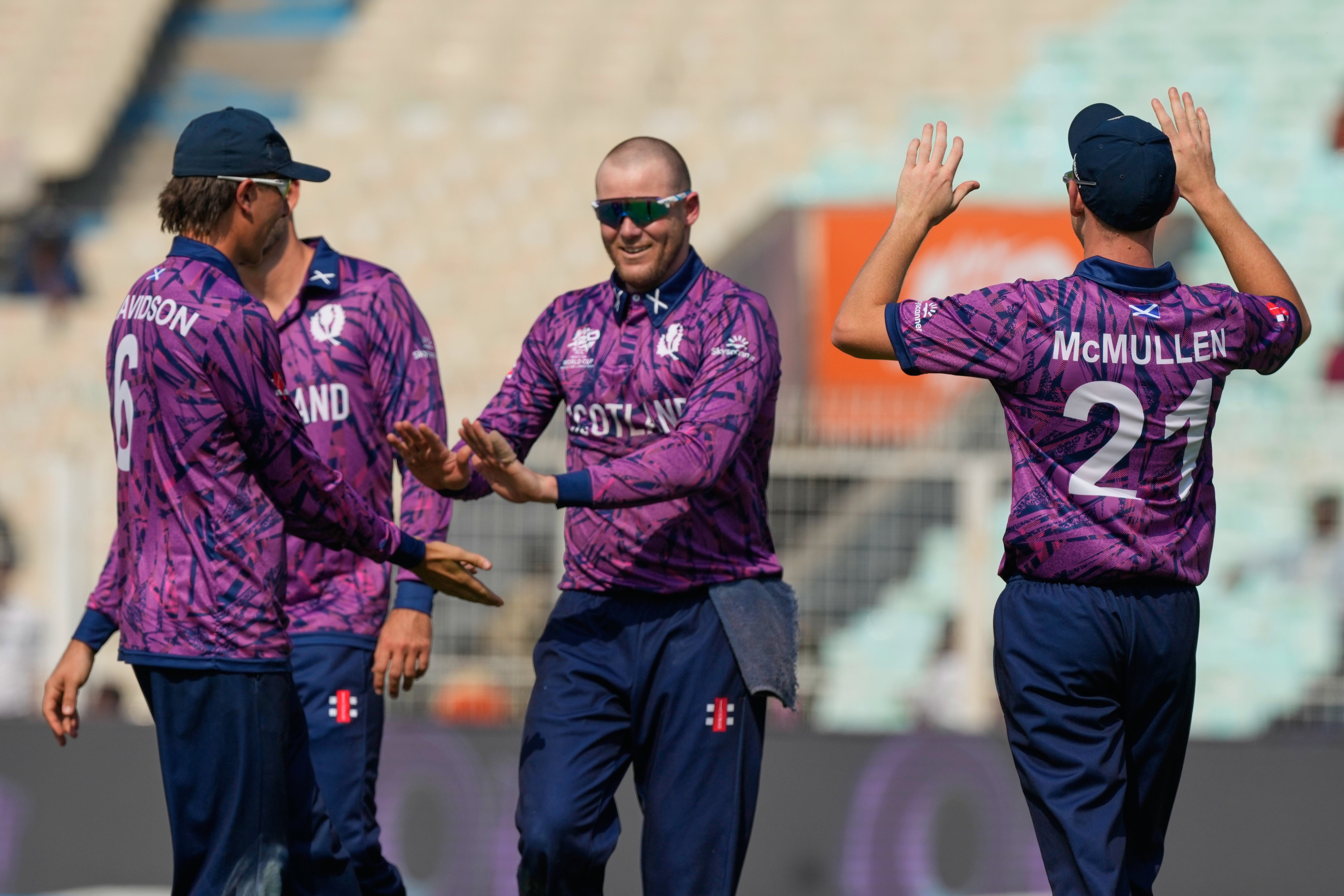 Scotland have sealed their first win of the T20 World Cup