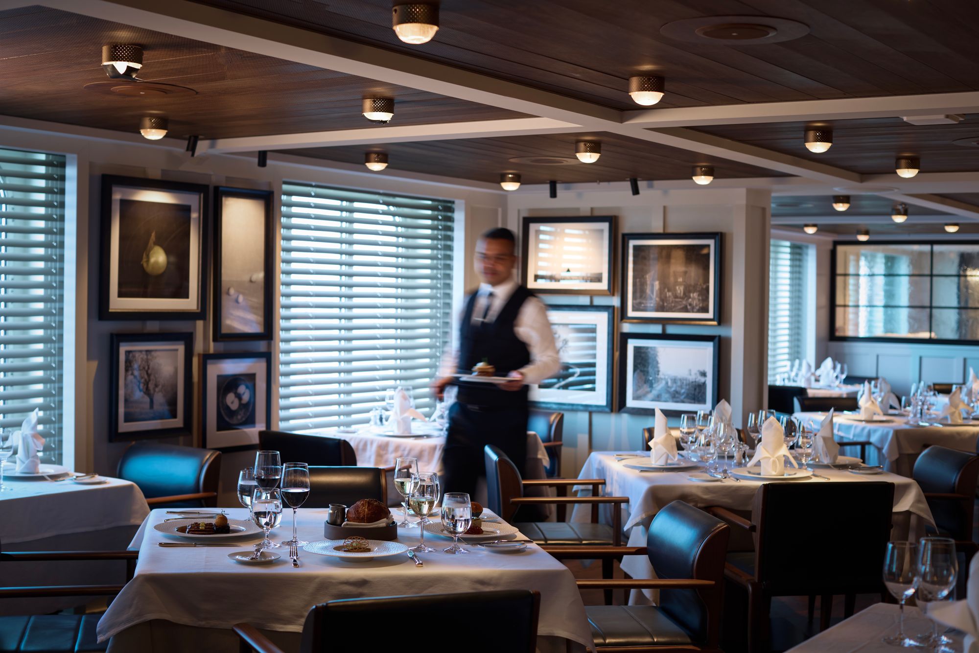 Allura offers 10 dining locations, including Jacques restaurant, at no additional cost