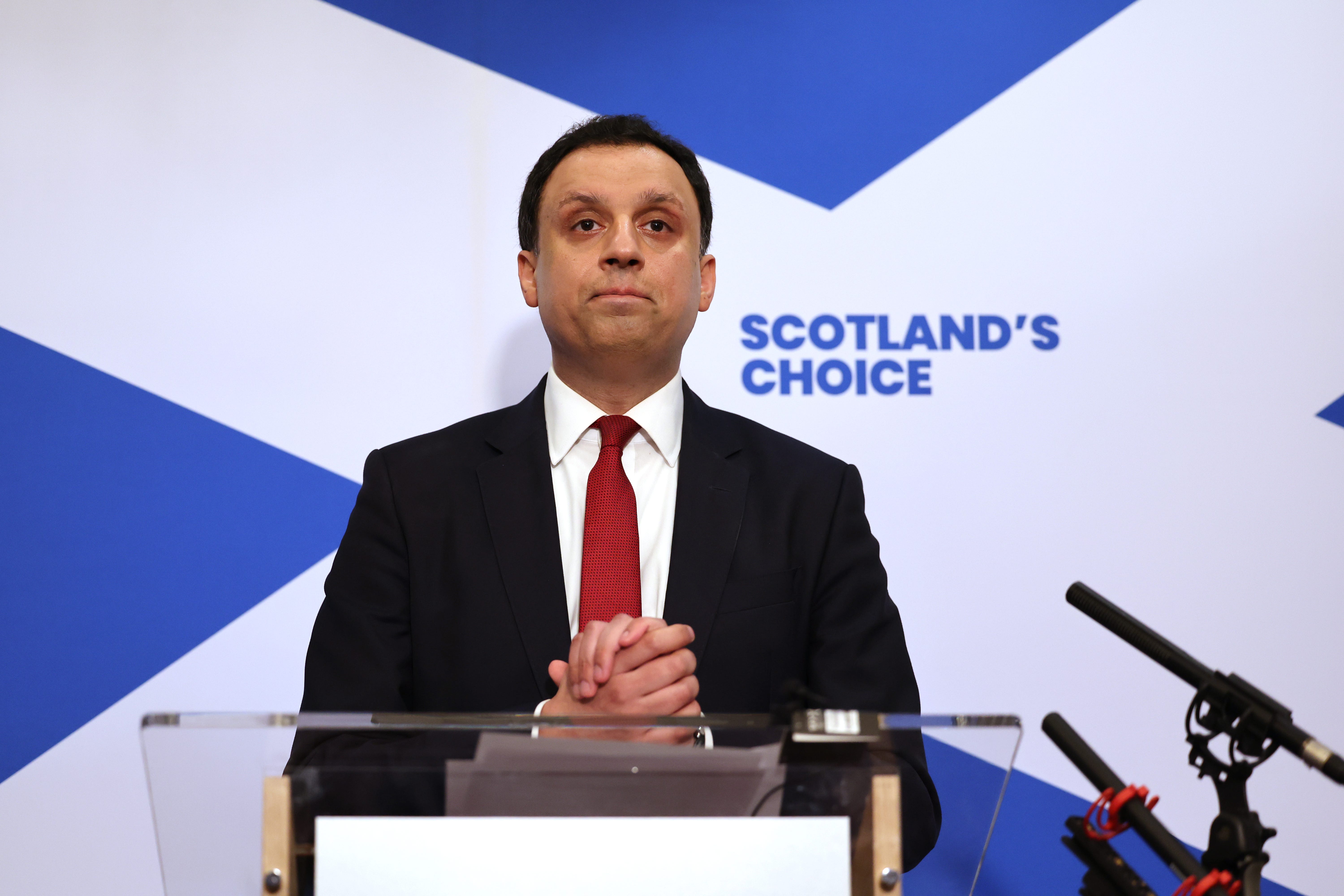 The Scottish Labour leader hit out at ‘failures in the heart of Downing Street’ (Robert Perry/PA)