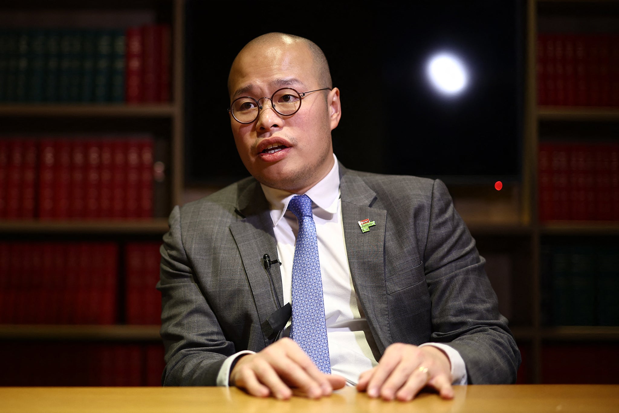 Sebastien Lai told The Independent he was ‘incredibly proud’ of his father for sticking to his principles