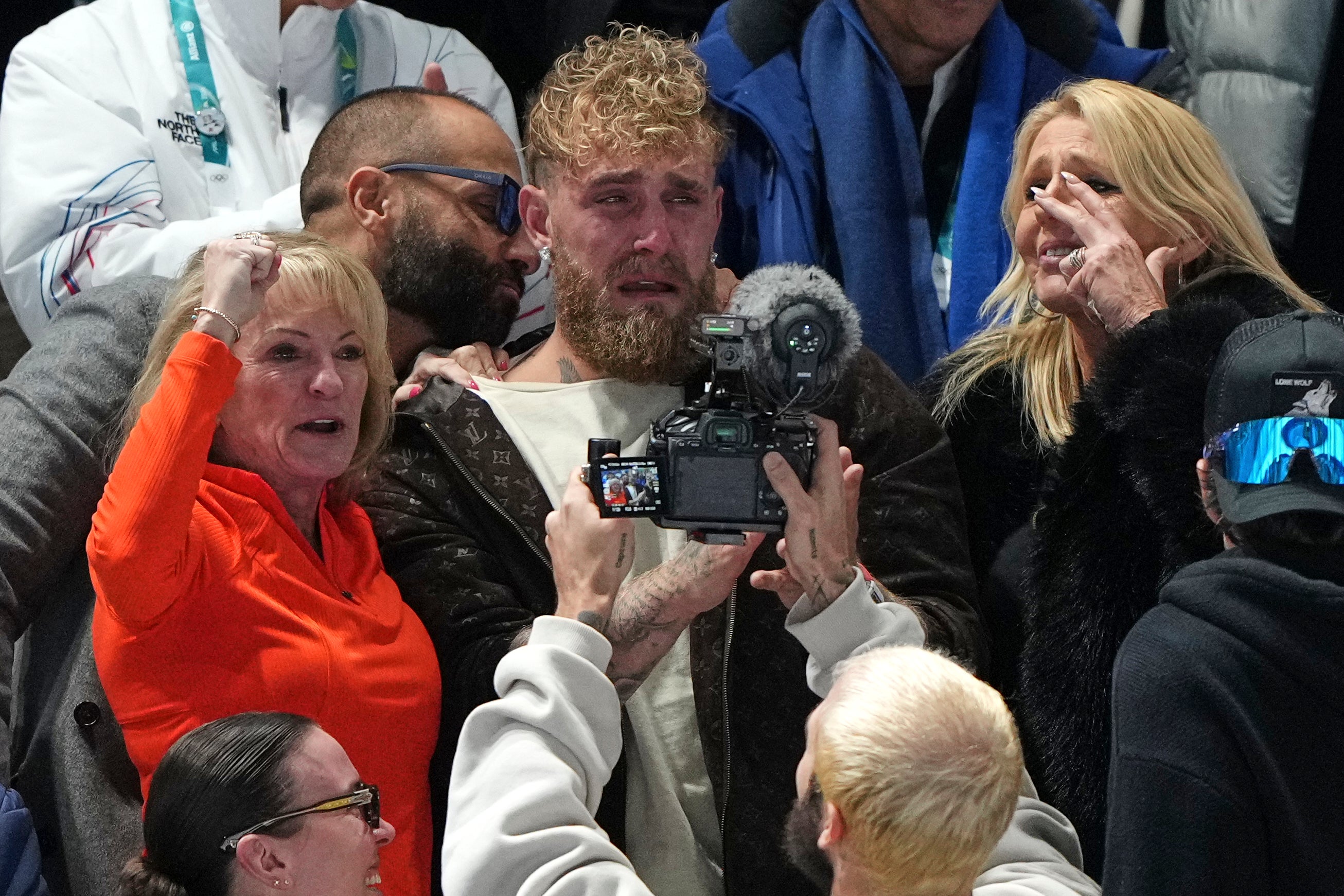 Her fiancé, Jake Paul, cried in the stands as she won gold