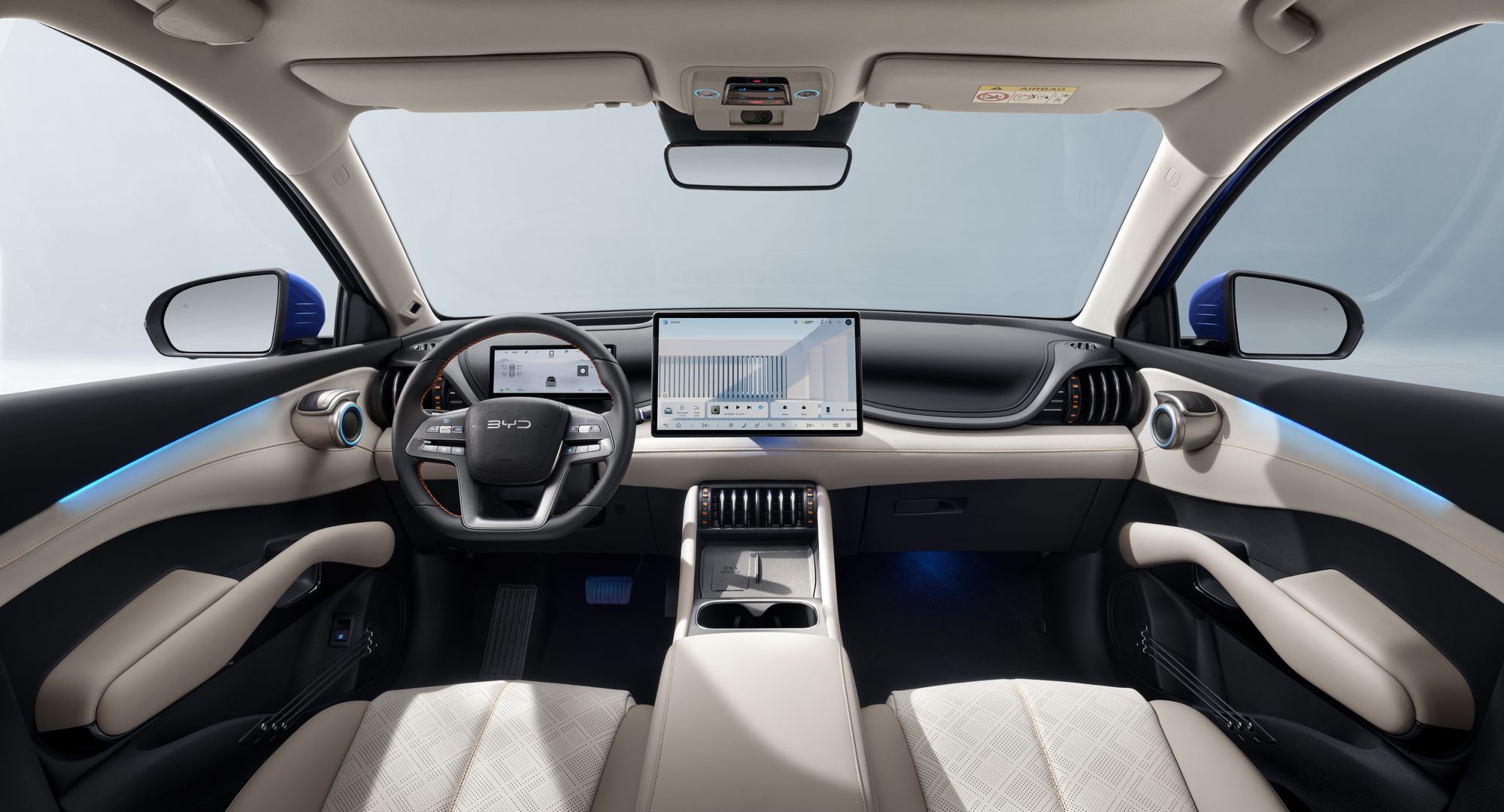 The BYD Atto 3 Evo interior features upgraded infotainment software and more equipment