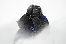 Mia Brookes narrowly misses medal after bold trick in Olympic snowboard final