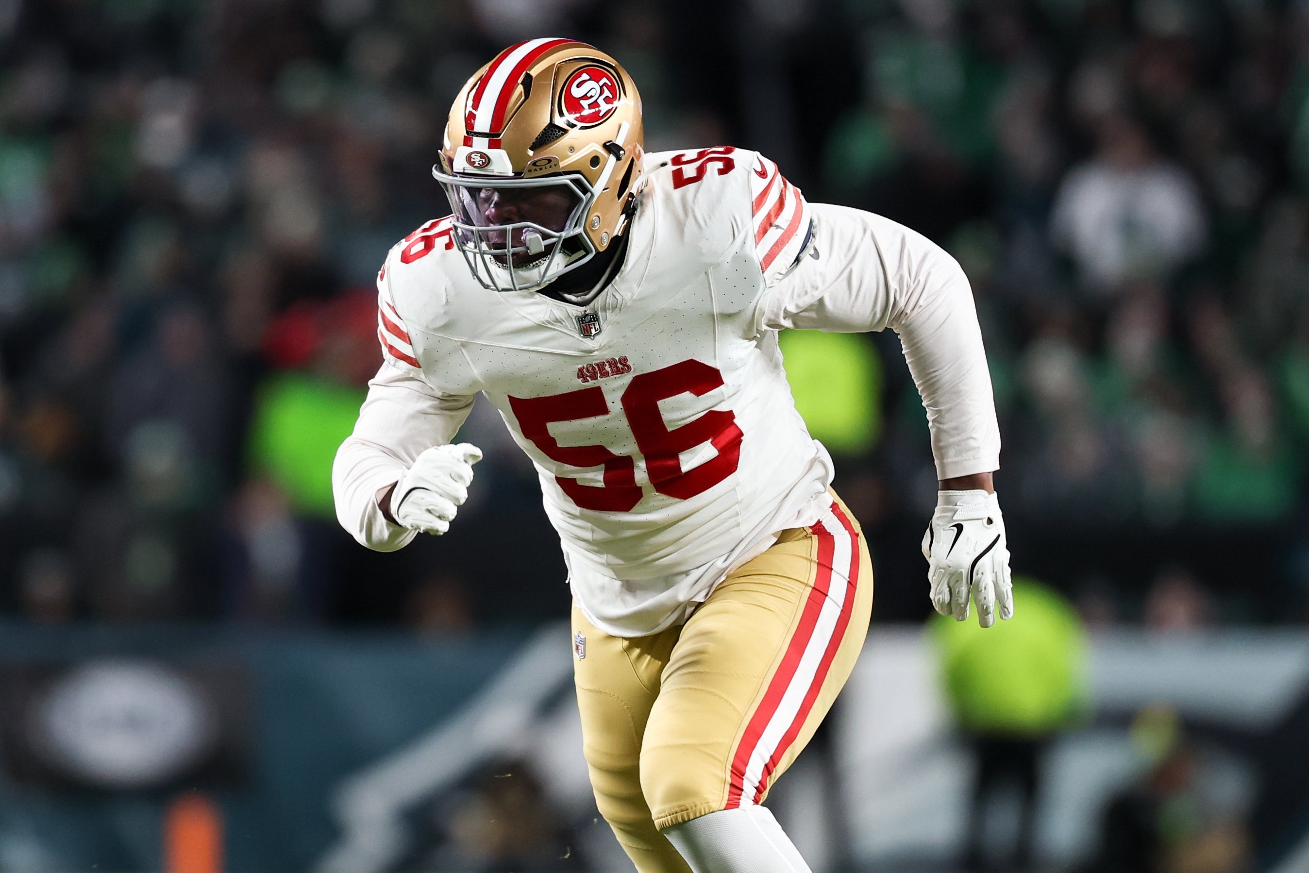 49ers defensive lineman Keion White was shot early Monday in downtown San Francisco, and he sustained non-life-threatening injuries to his ankle