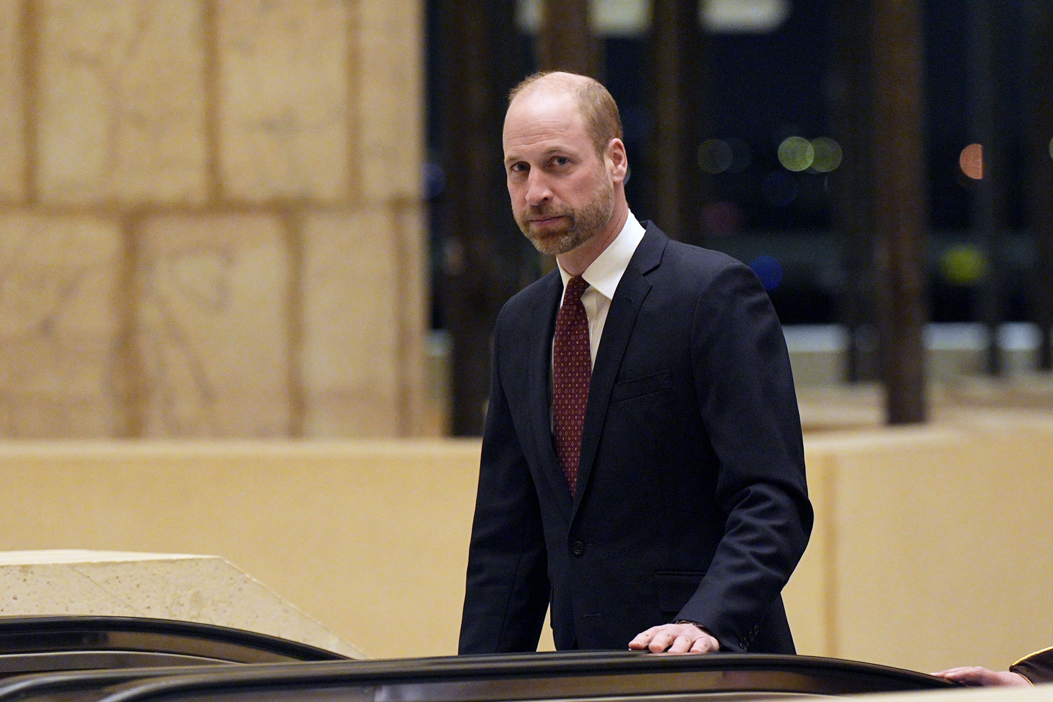 The Prince of Wales arrives at King Khalid International Airport in Riyadh (Aaron Chown/PA)