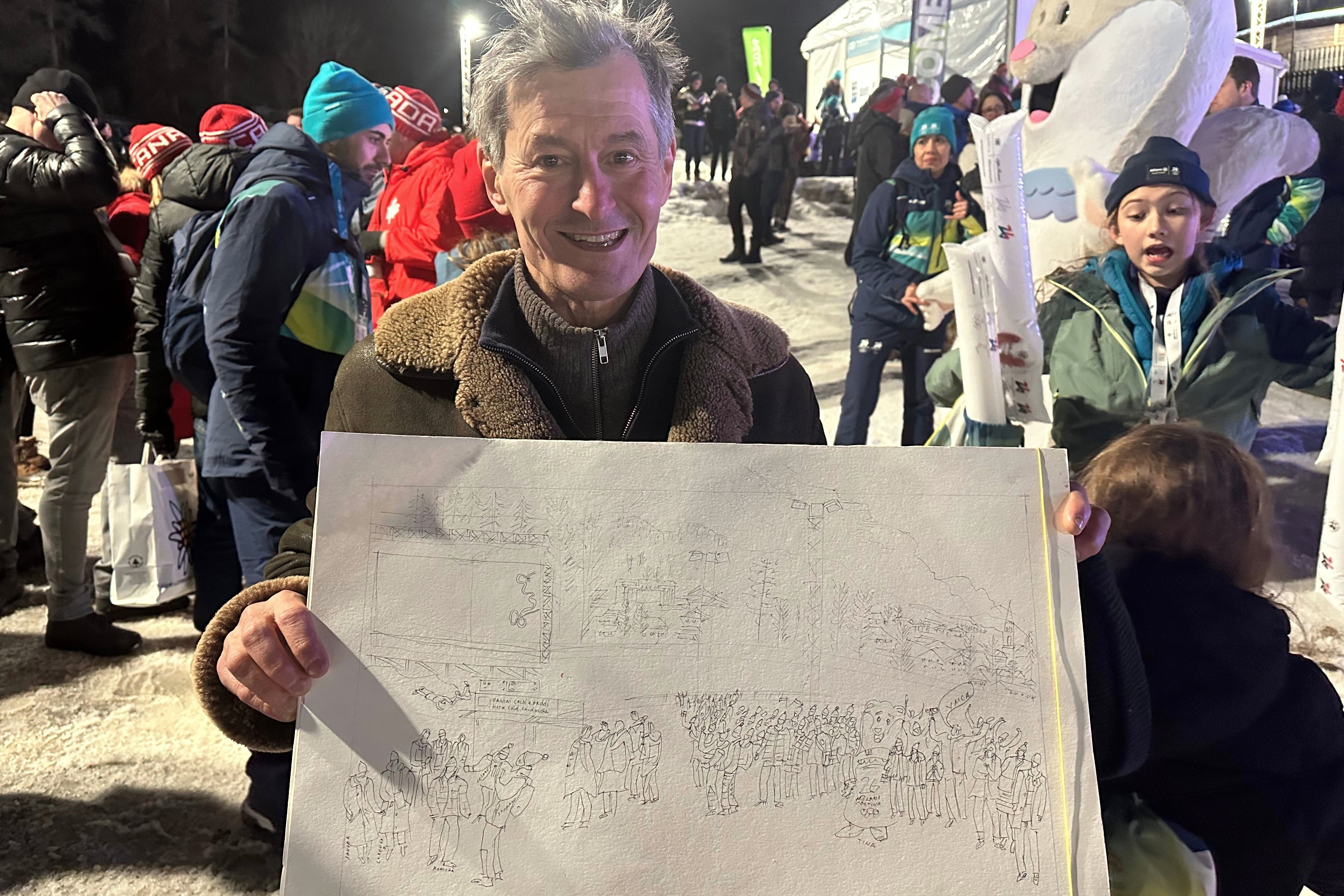 Milan Cortina Olympics Venue Painter