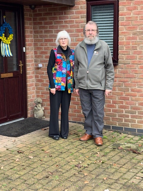 Maggie and Chris Firth, who bought their home in North Clifton, then discovered plans to build a huge solar farm around their village