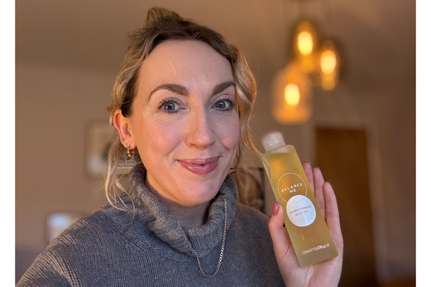 best body oil indybest review Balance Me super firming body oil