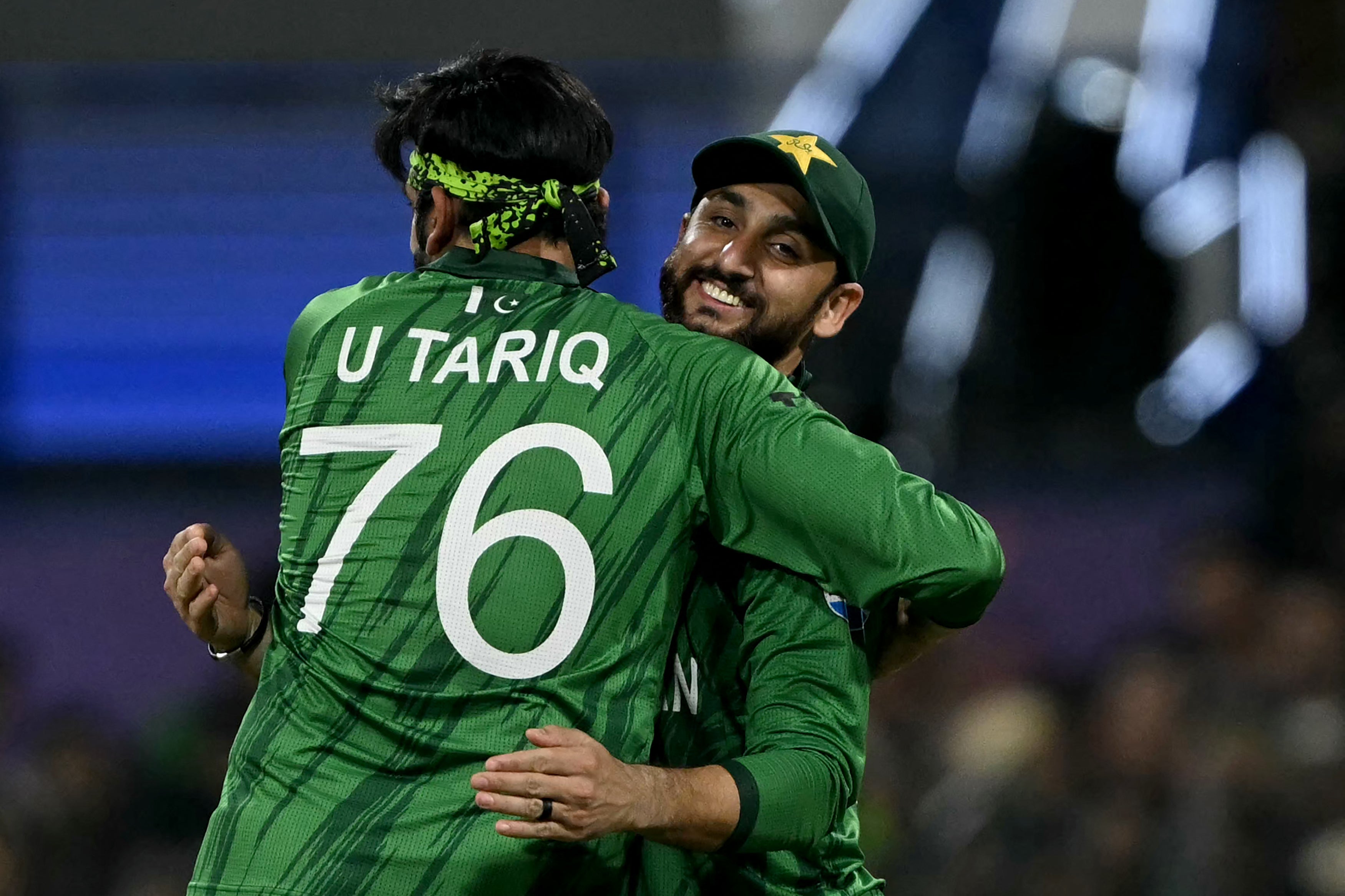 Pakistan celebrate during their win over USA