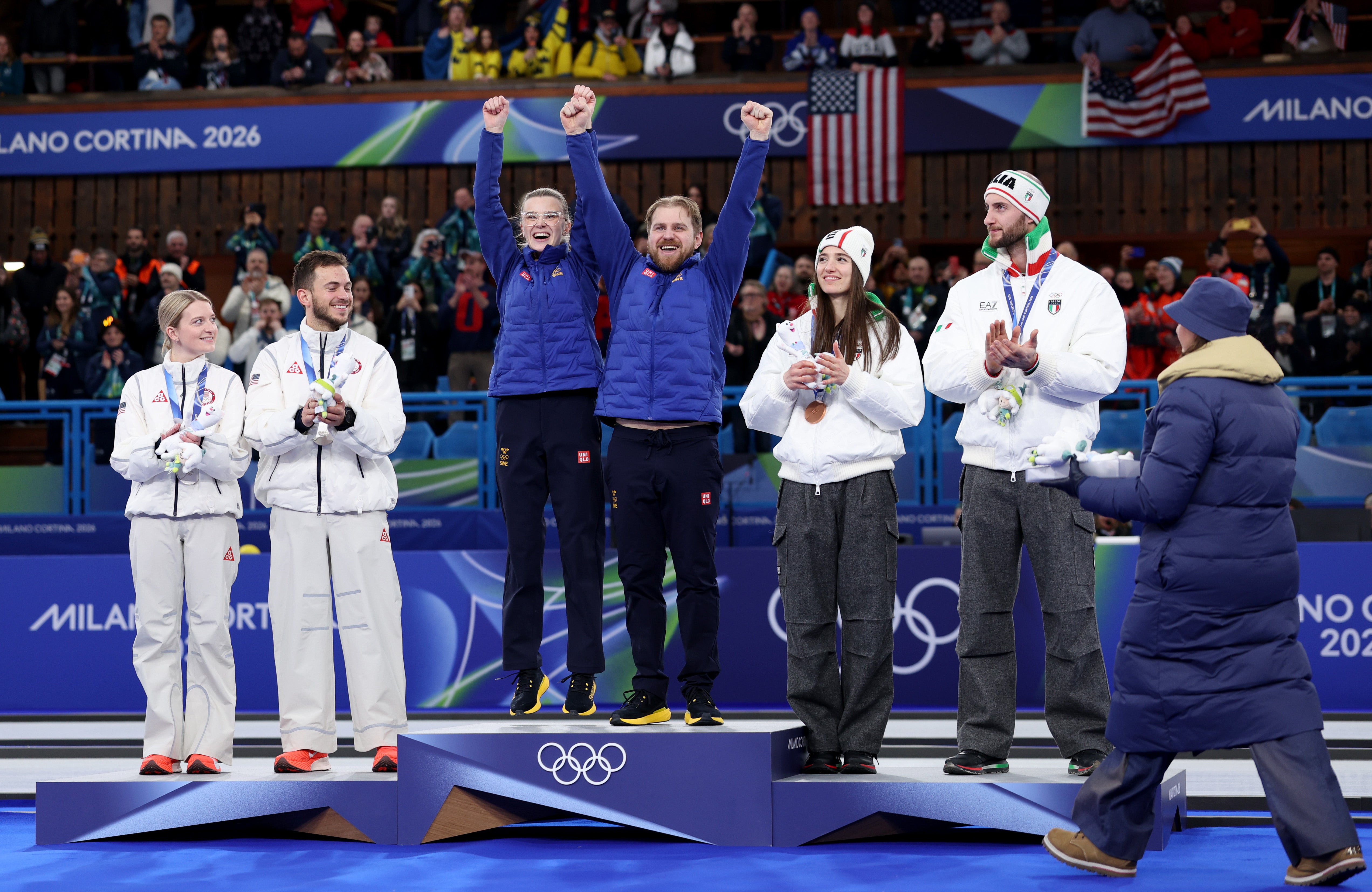 Sweden is the second-most successful nation in curling at the Winter Olympics but had never previously won a mixed doubles gold medal