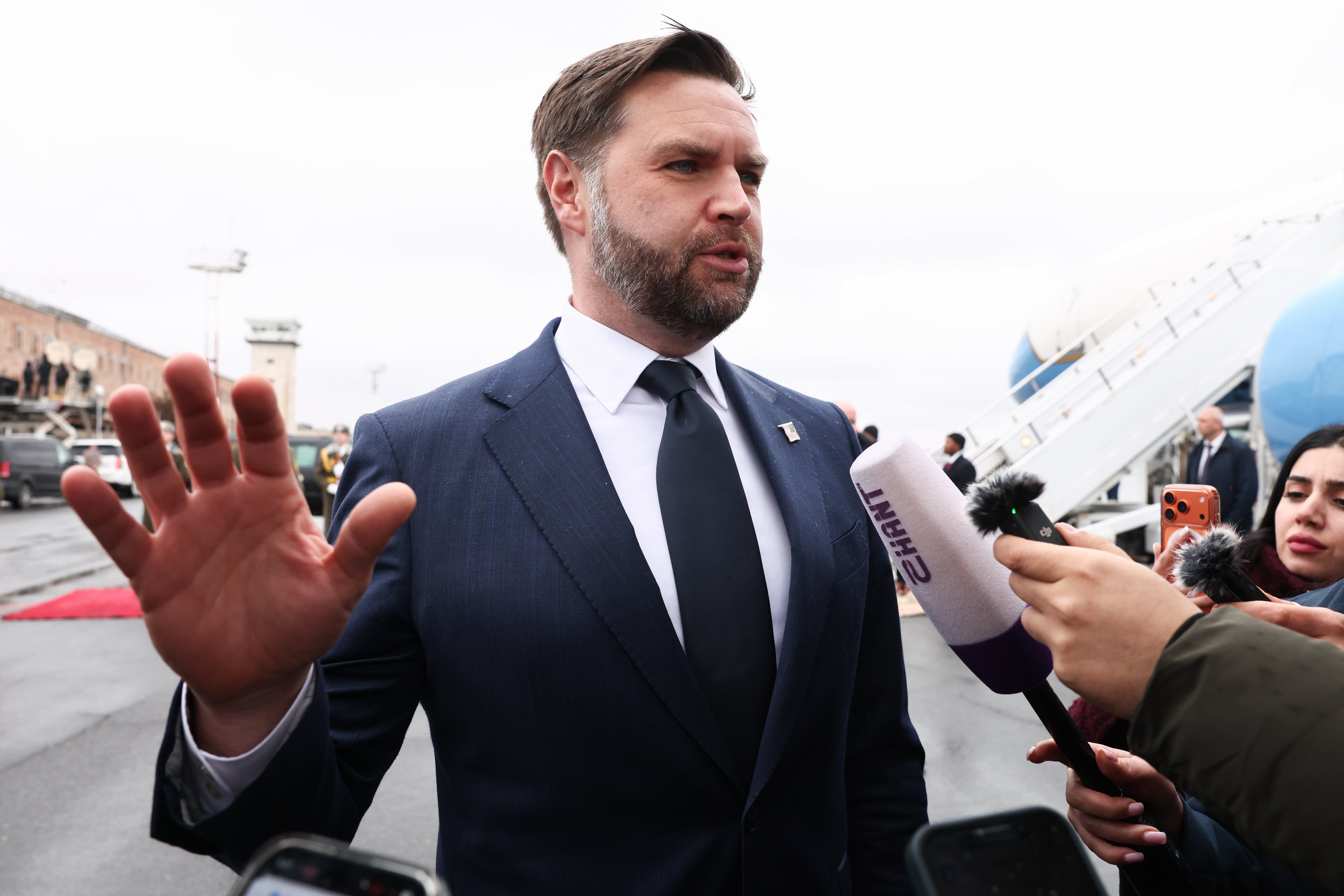 <p>JD Vance and wife Usha participated in a ceremonial laying of a wreath honoring the 1.5 million Armenians who lost their lives in the final years of the Turkish-led Ottoman Empire</p>