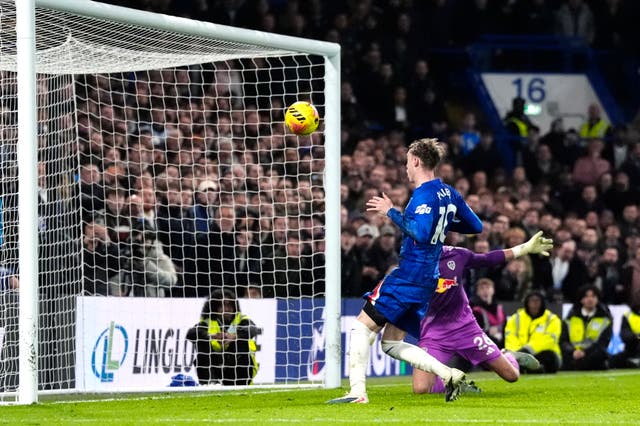 <p>Cole Palmer missed a glorious chance to win it for Chelsea </p>